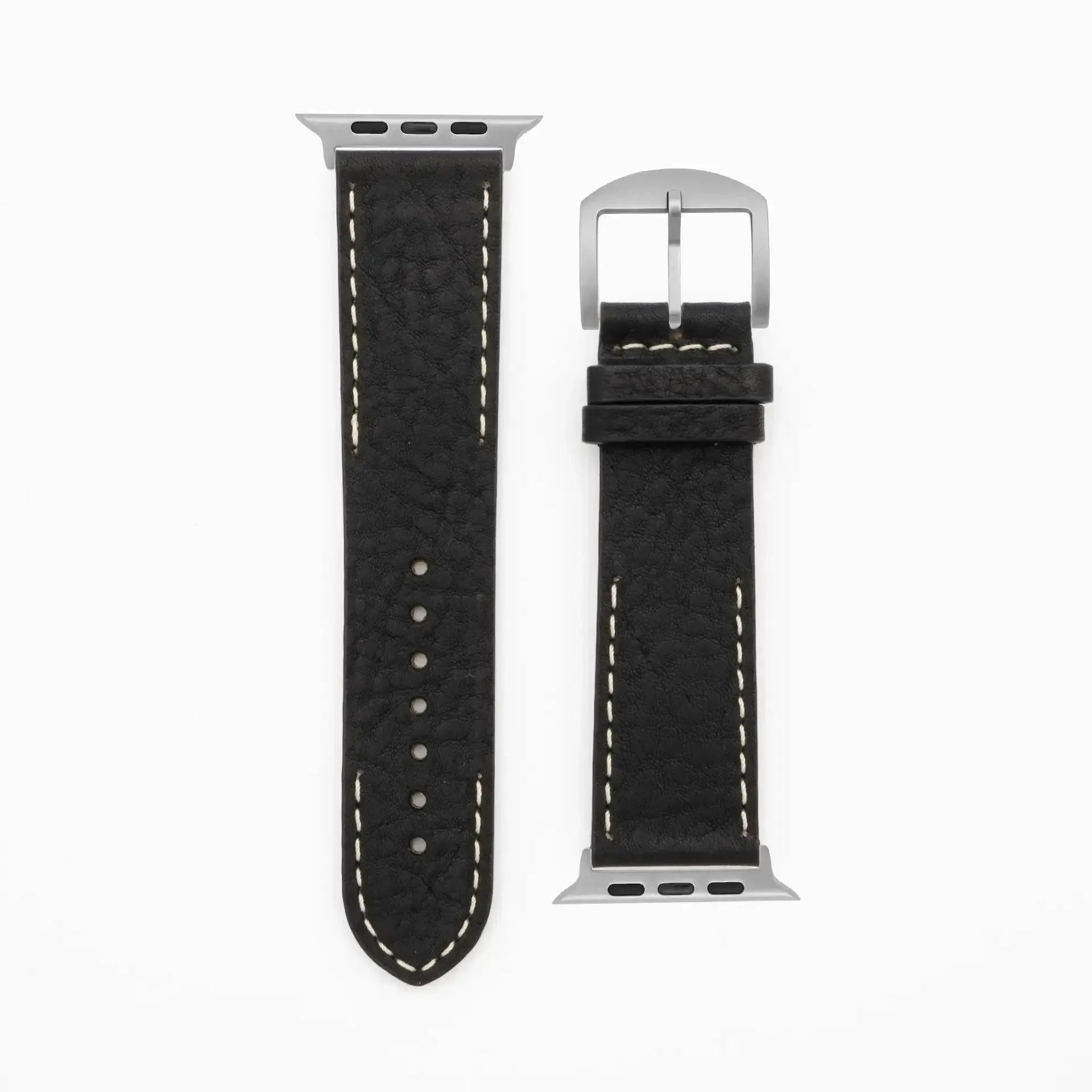 Modern Seam · Classic · Schwarz-Apple Watch Ultra-49mm-Edelband-Lederarmband-Apple Watch