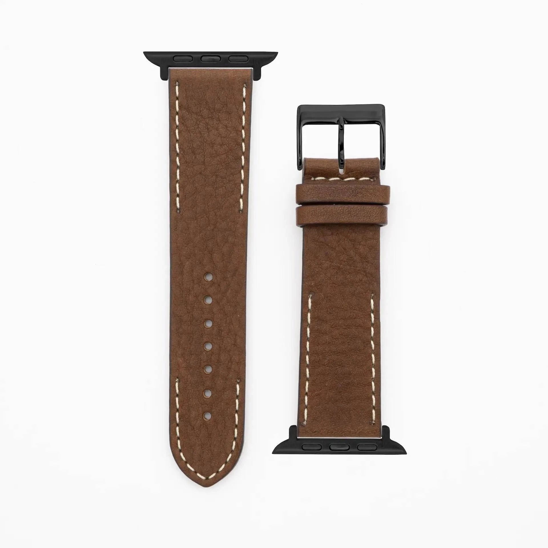 Modern Seam - Classic - Dark brown-Apple Watch-40/41/42mm-Edelband-Leather Strap-Apple Watch