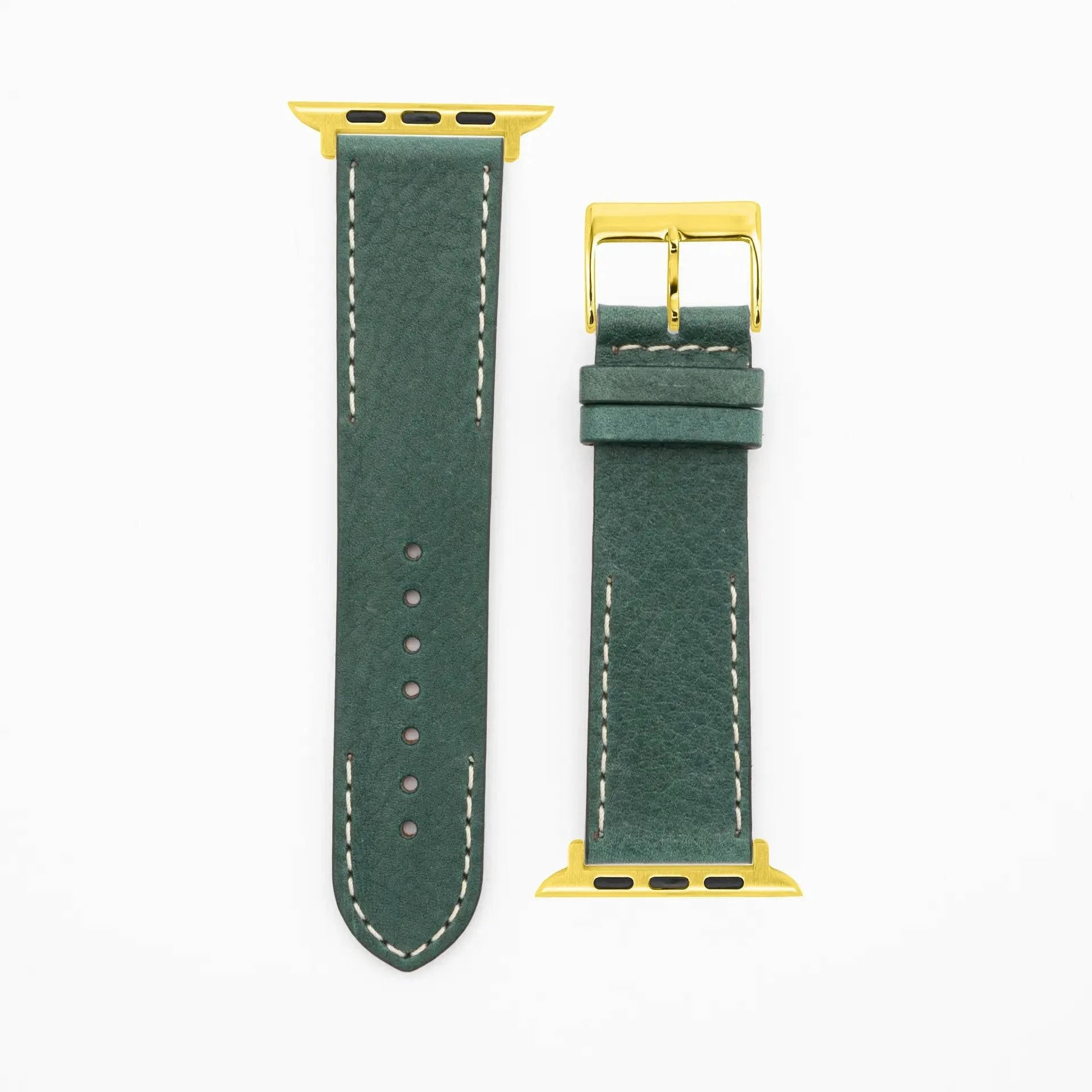 Modern Seam - Classic - Petrol-Apple Watch-40/41/42mm-Edelband-Leather Strap-Apple Watch