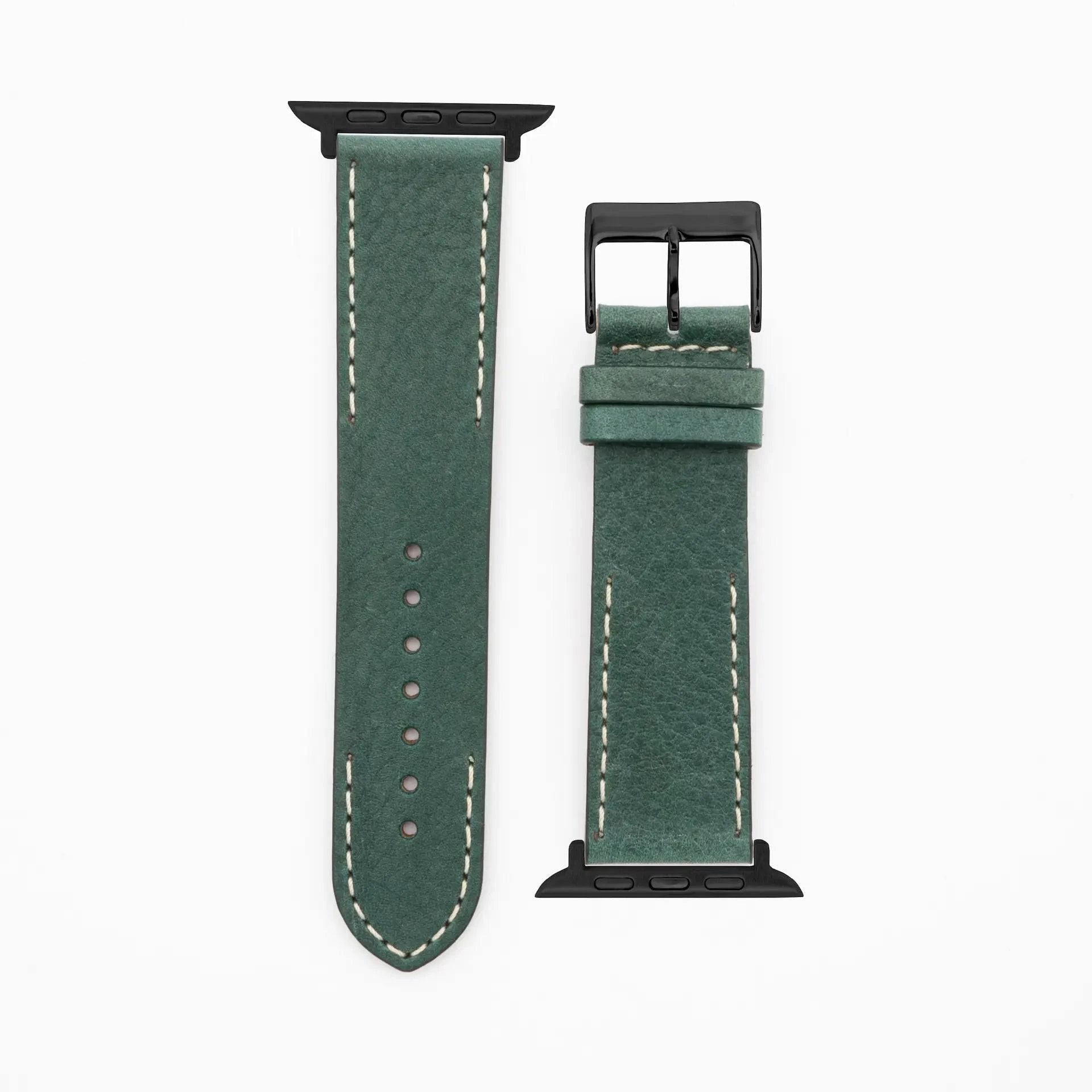 Modern Seam - Classic - Petrol-Apple Watch-40/41/42mm-Edelband-Leather Strap-Apple Watch