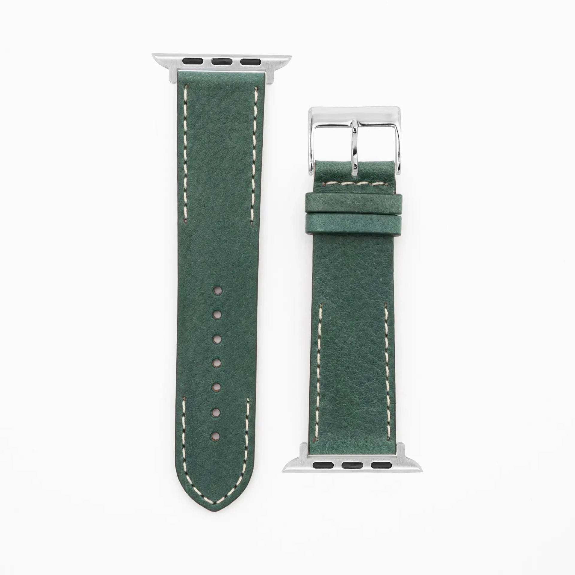 Modern Seam - Classic - Petrol-Apple Watch-40/41/42mm-Edelband-Leather Strap-Apple Watch