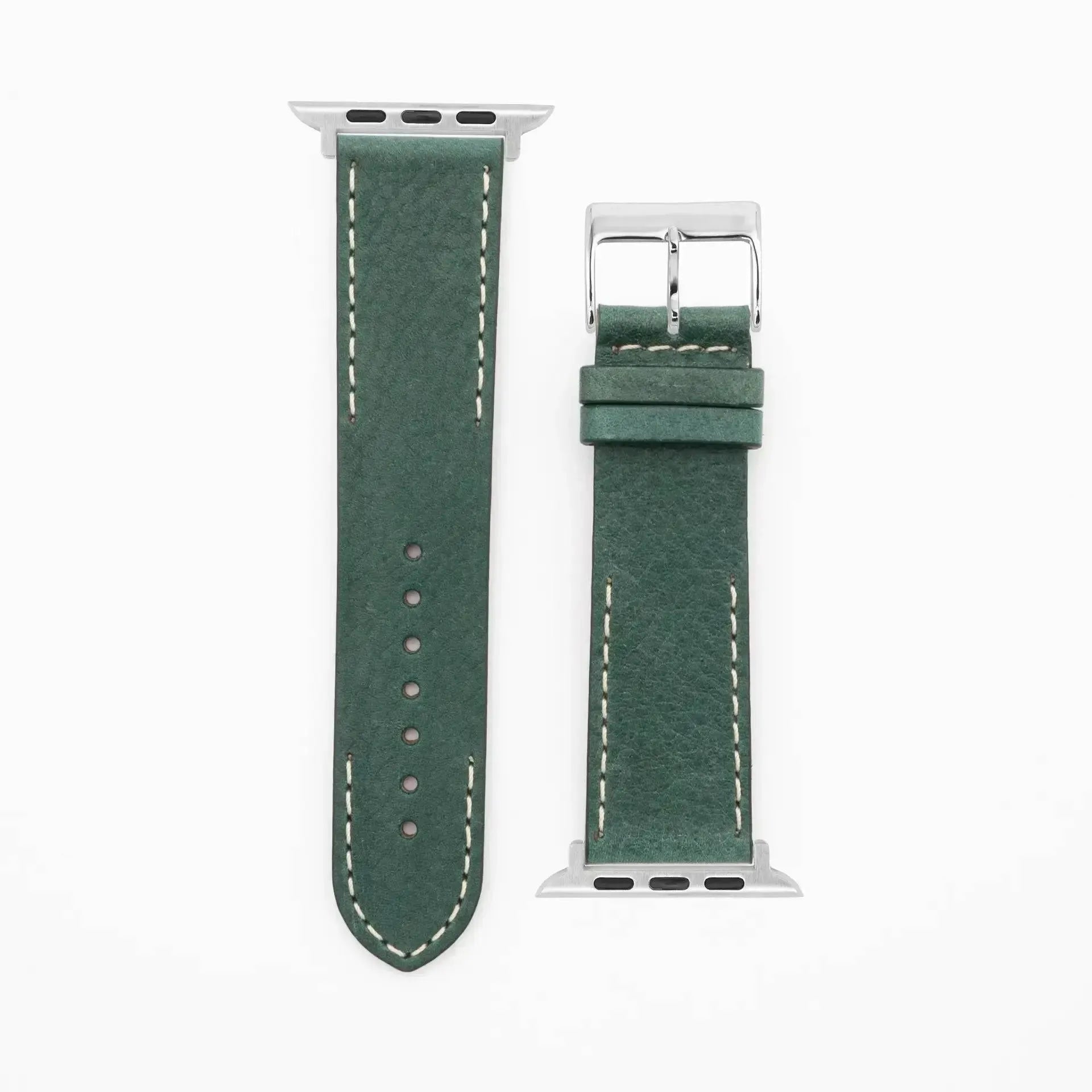 Modern Seam · Classic · Petrol-Apple Watch-40/41/42mm-Edelband-Lederarmband-Apple Watch