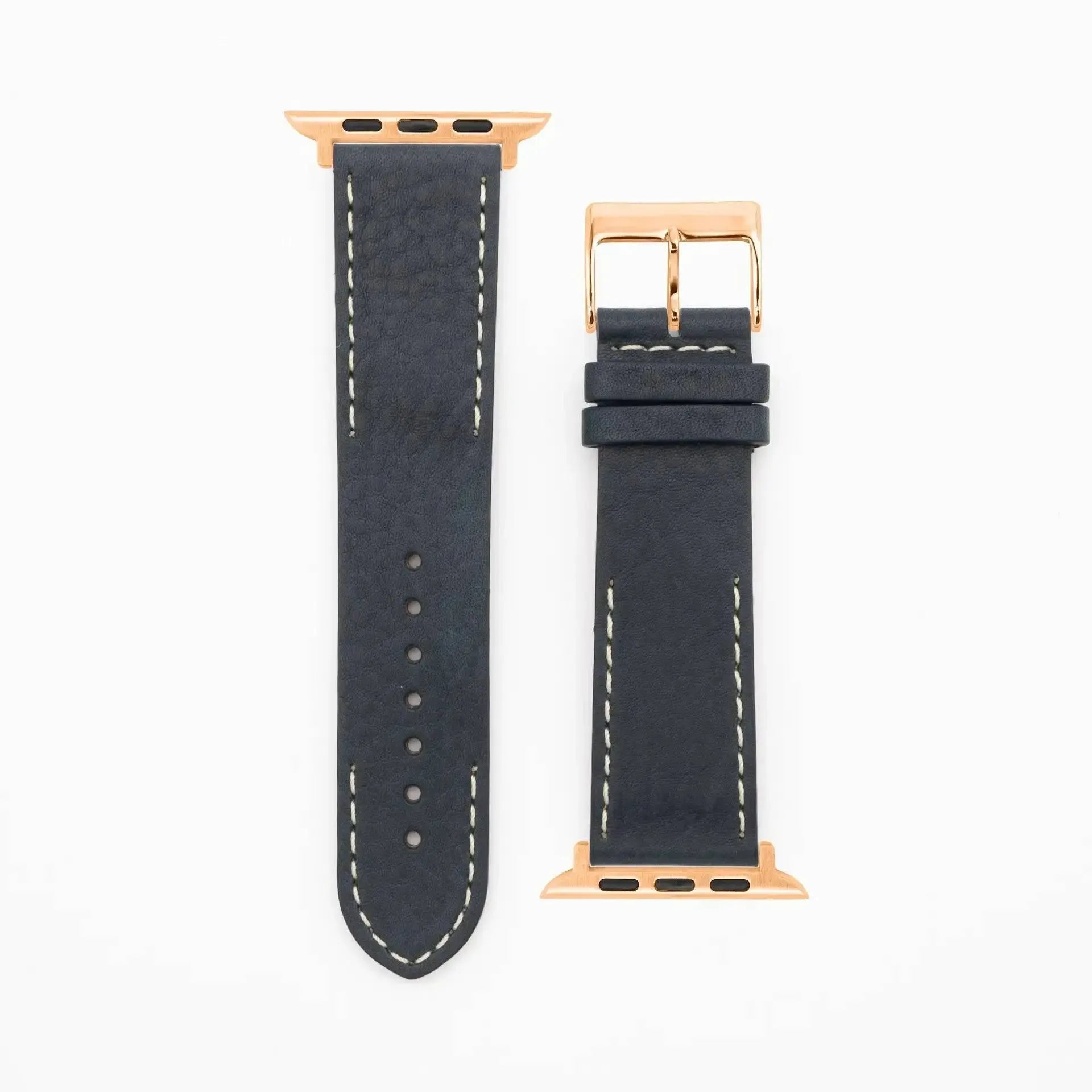 Modern Seam · Classic · Dunkelblau-Apple Watch-40/41/42mm-Edelband-Lederarmband-Apple Watch