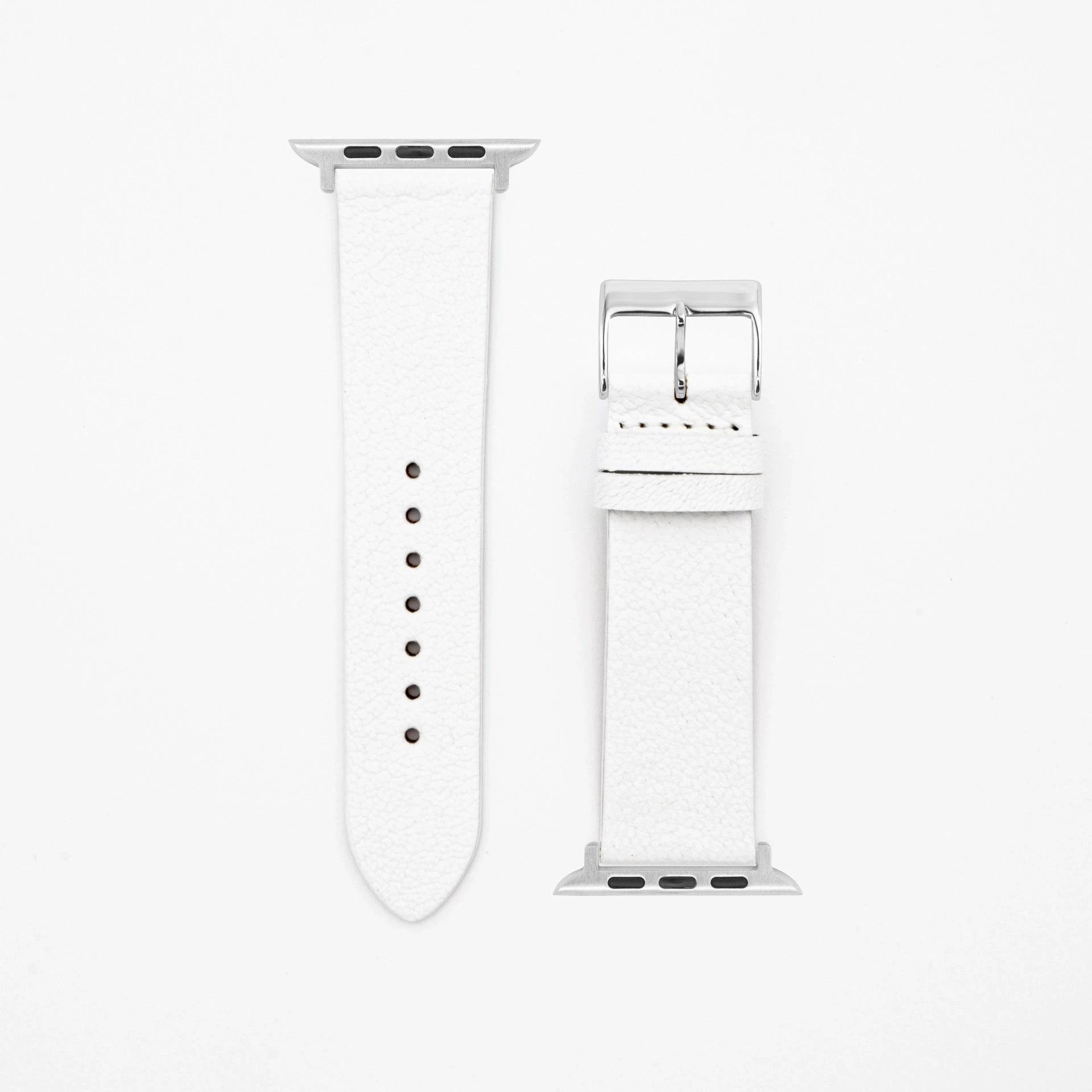 Goat - Classic - XS - White-Apple Watch-40/41/42mm-Edelband-Leather Strap-Apple Watch