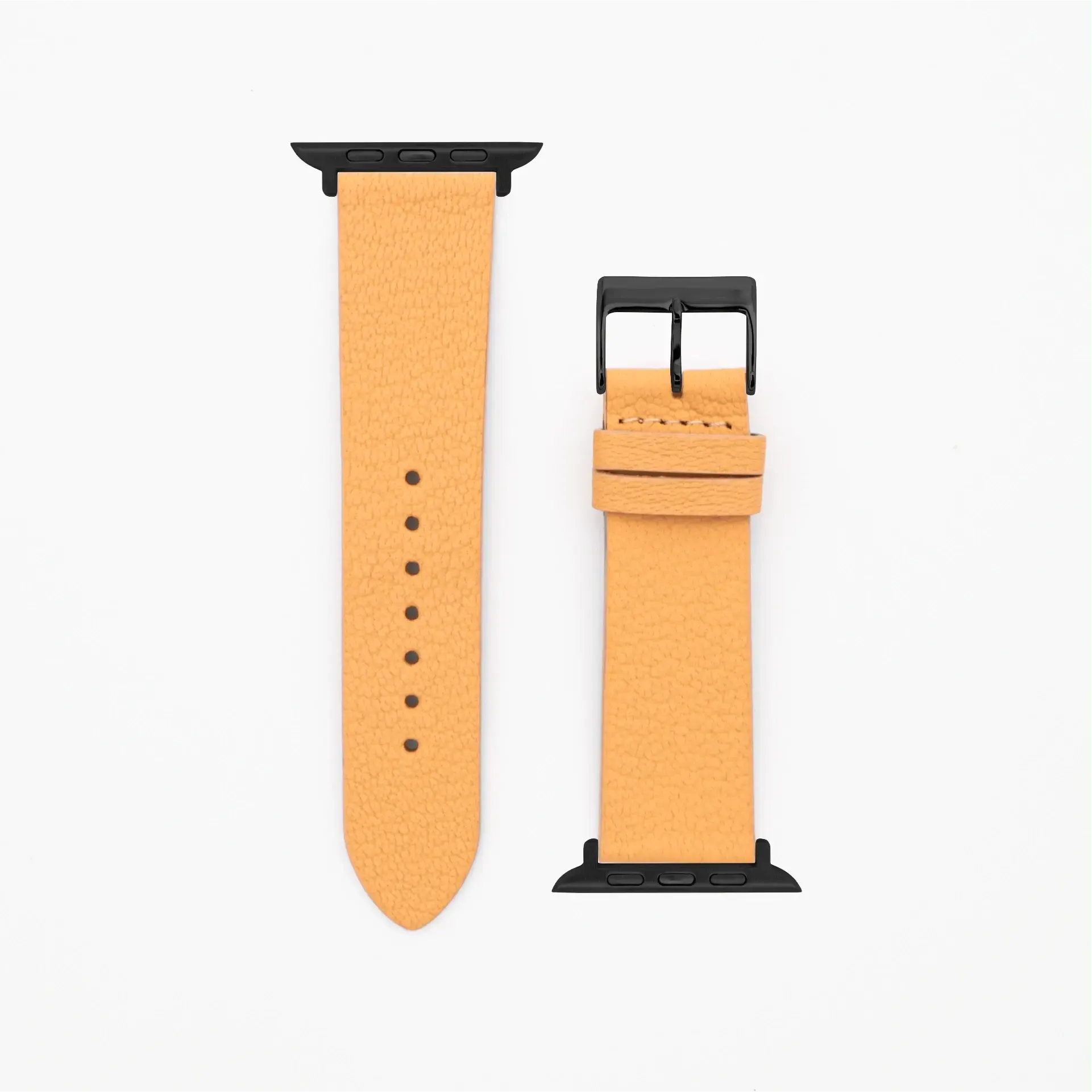 Goat · Classic · XS · Pastellorange-Apple Watch-40/41/42mm-Edelband-Lederarmband-Apple Watch