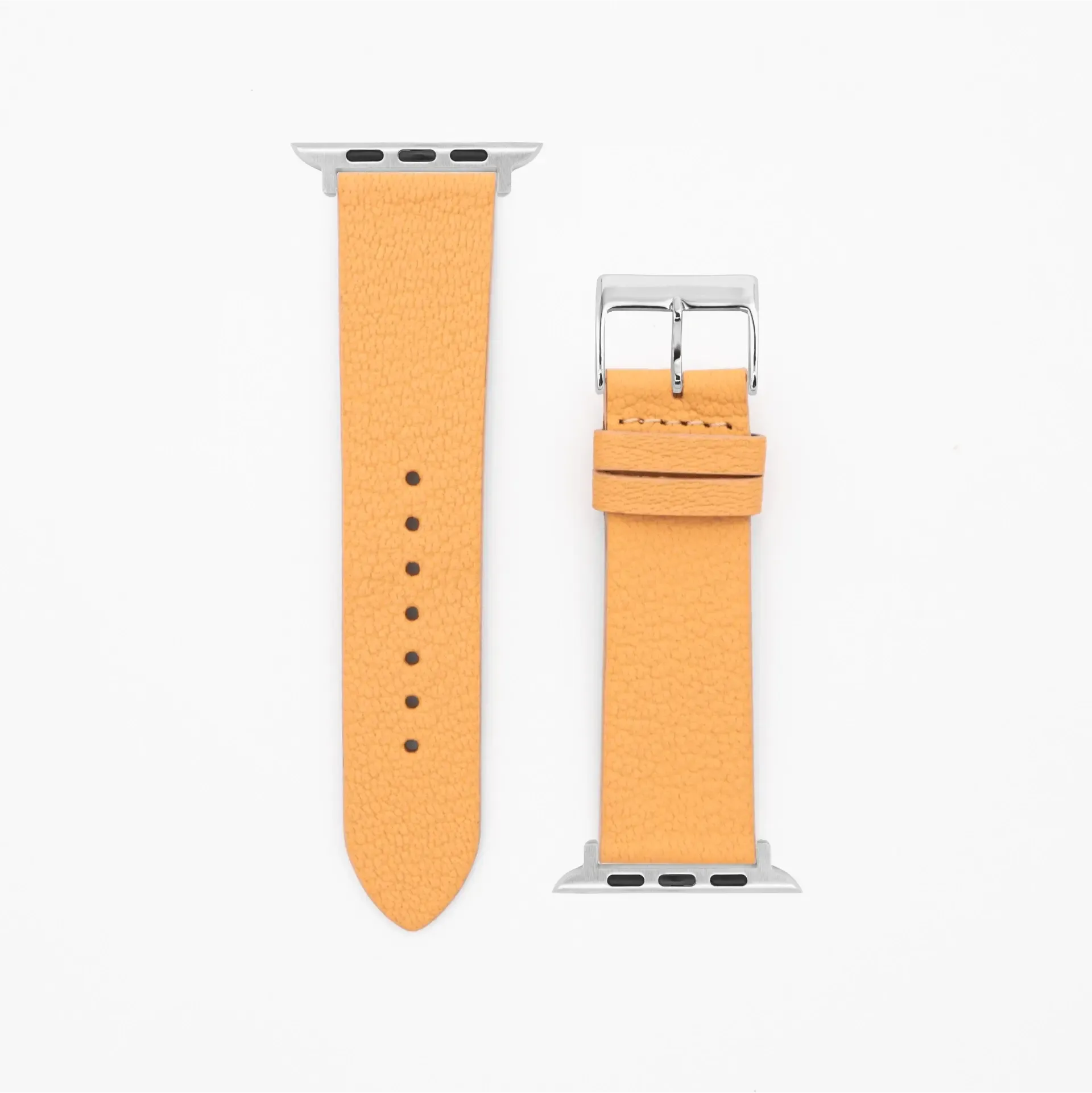 Goat · Classic · XS · Pastellorange-Apple Watch-40/41/42mm-Edelband-Lederarmband-Apple Watch