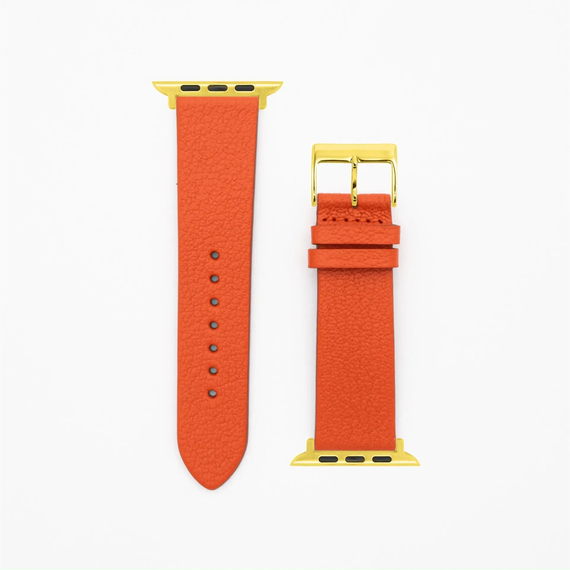 Goat · Classic · XS · Orange-Apple Watch-40/41/42mm-Edelband-Lederarmband-Apple Watch