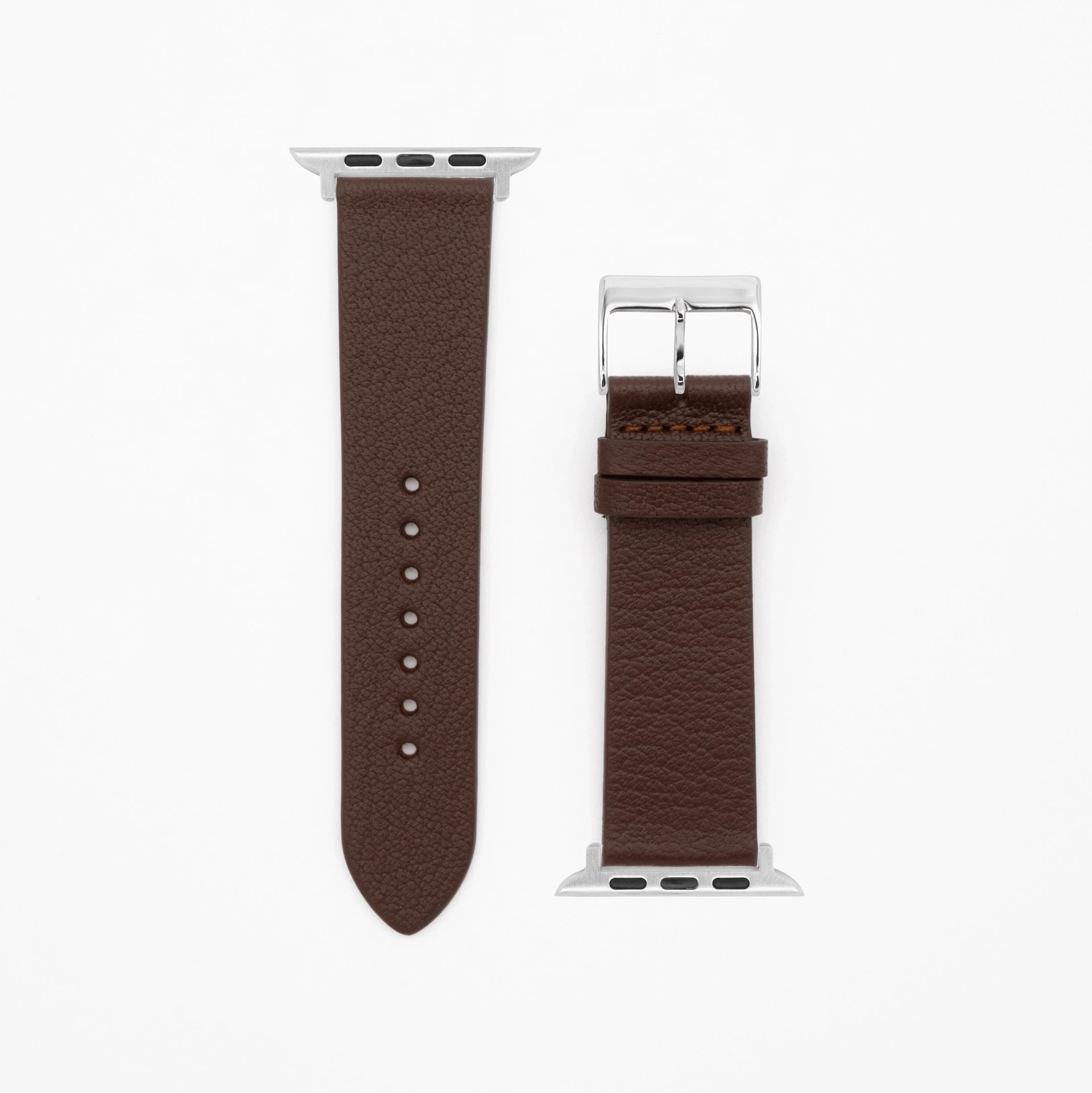 Goat - Classic - XS - Dark brown-Apple Watch-40/41/42mm-Edelband-Leather Strap-Apple Watch