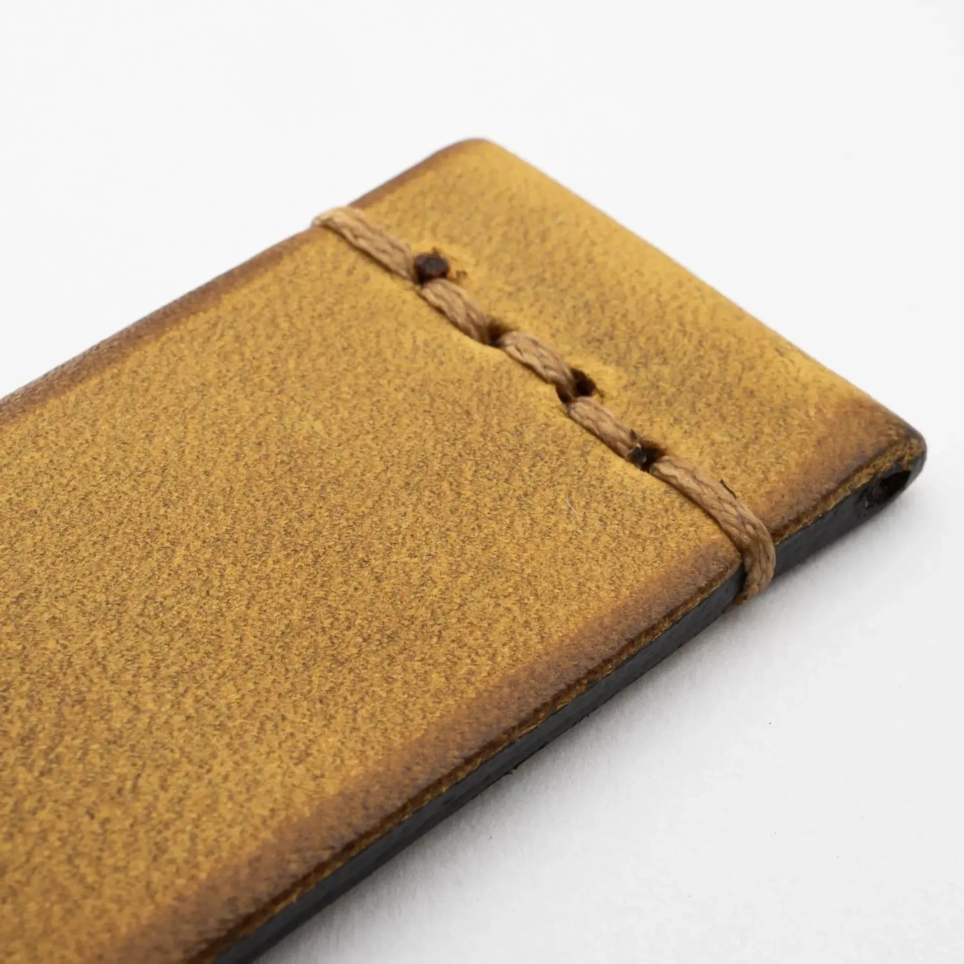 Legacy · Vintage · Senf-Edelband-Lederarmband-Apple Watch