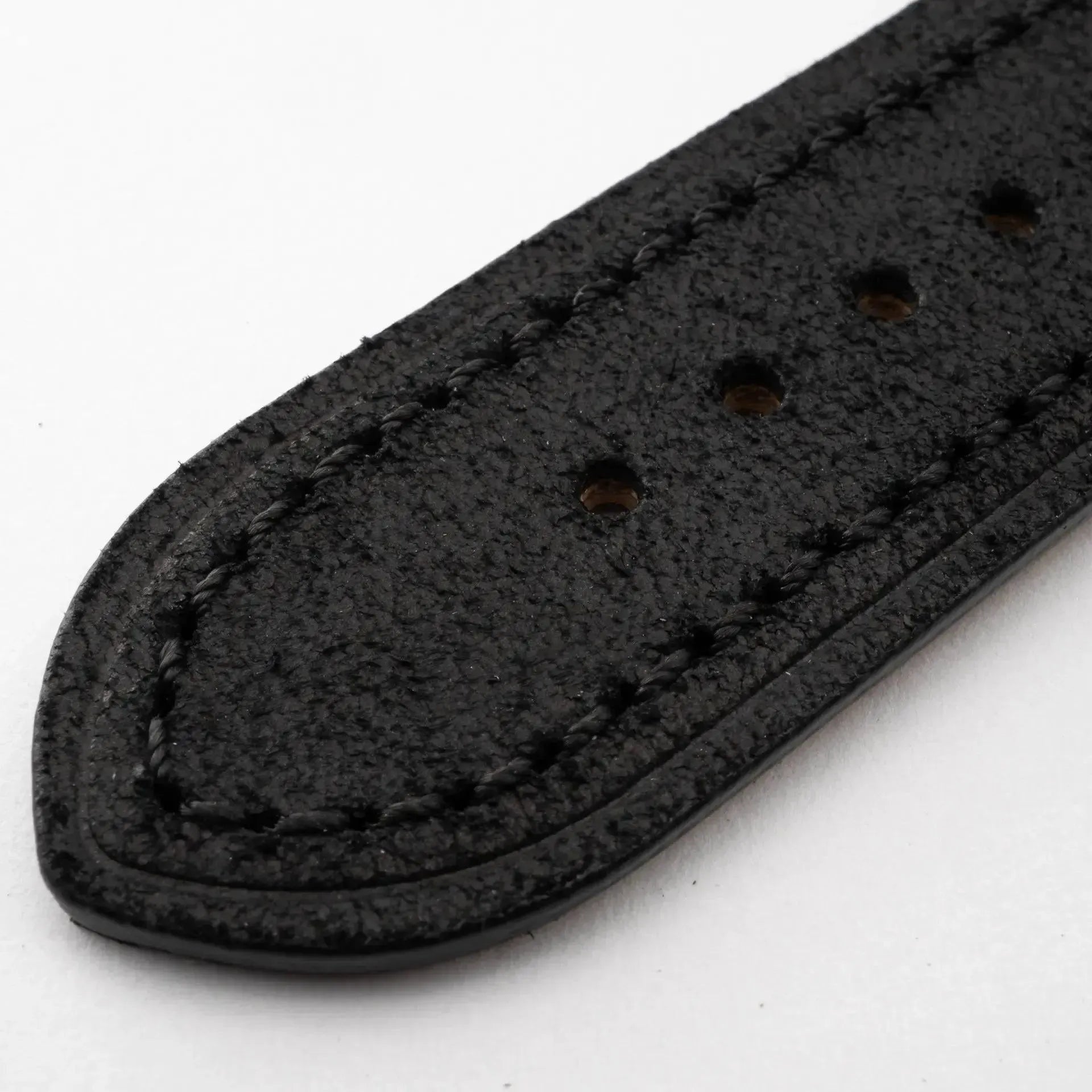 Harbour · Vintage · Schwarz-Edelband-Lederarmband-Apple Watch