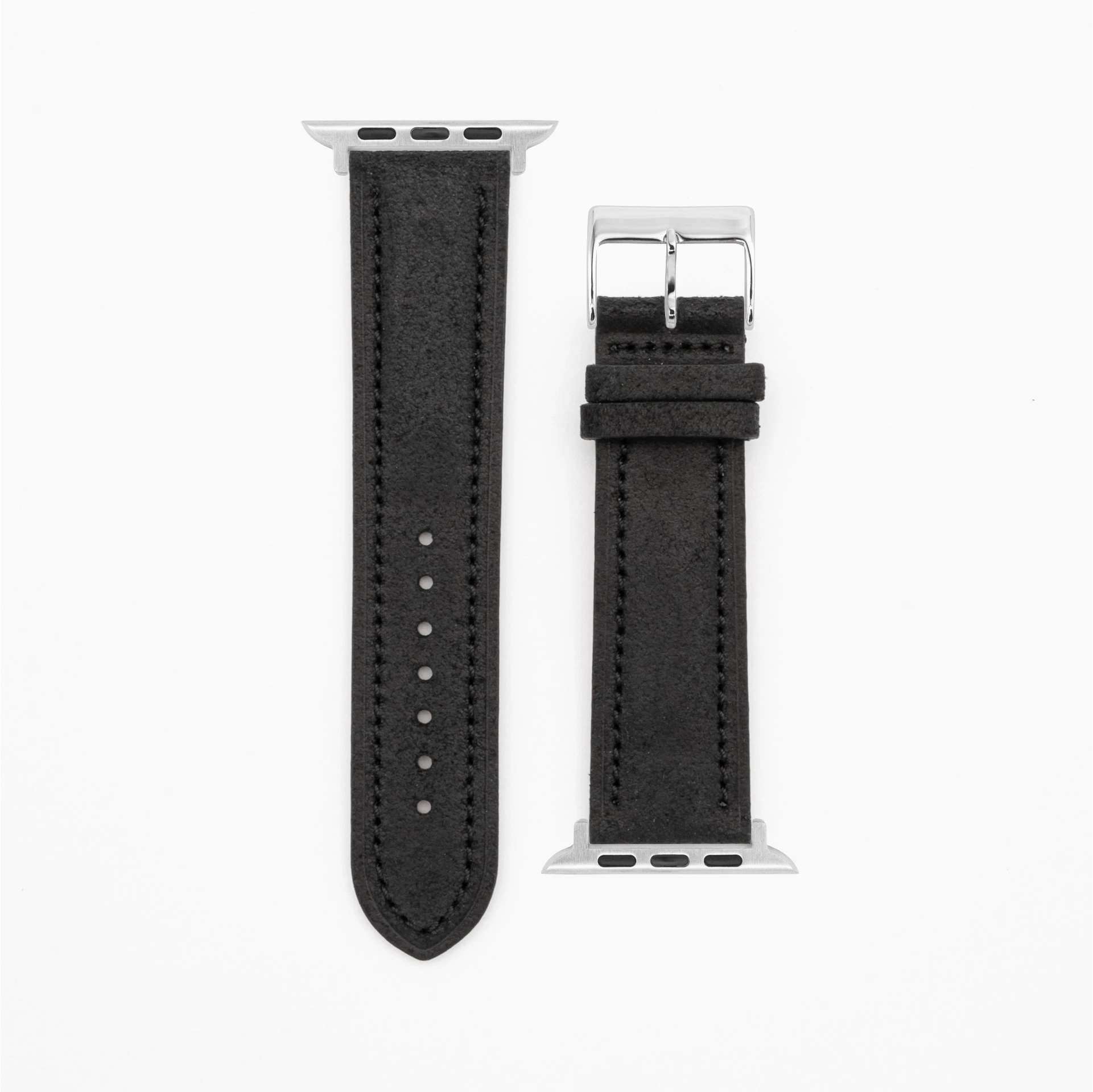 Harbour - Vintage - Black-Apple Watch-40/41/42mm-Edelband-Leather Strap-Apple Watch