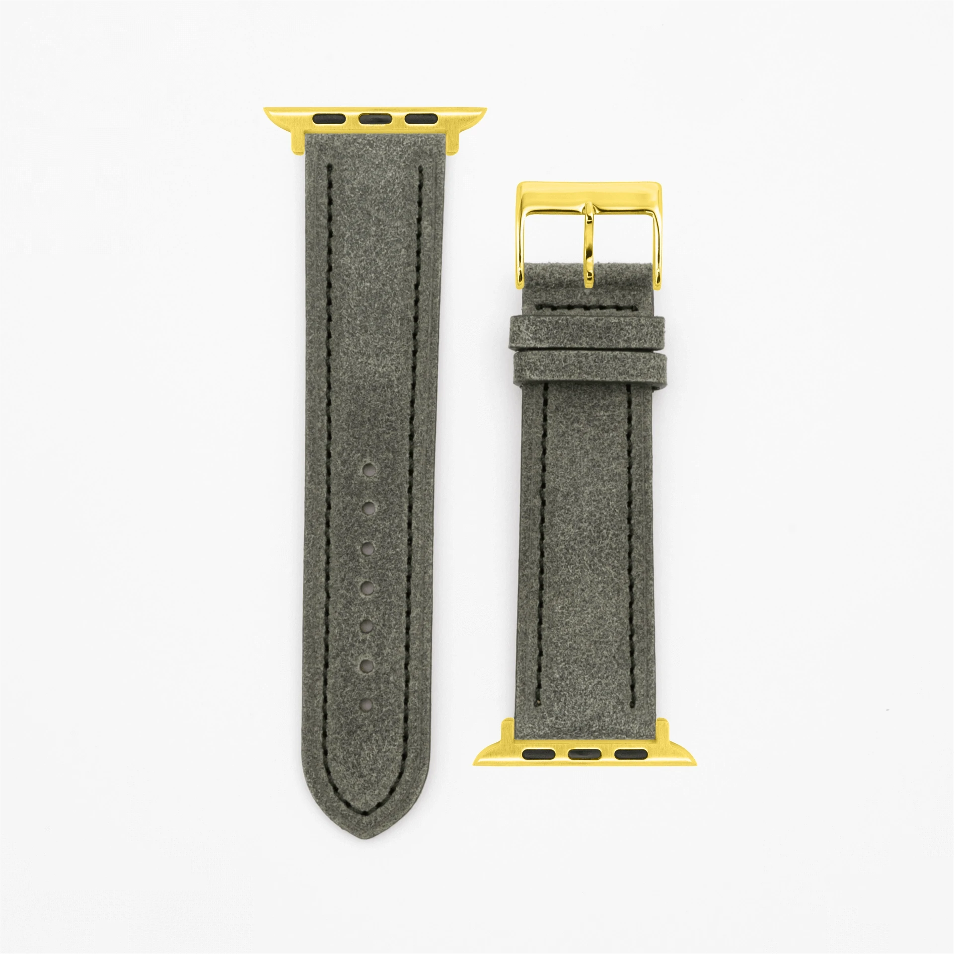 Harbour - Vintage - Moss green Apple Watch-40/41/42mm leather strap-Apple Watch