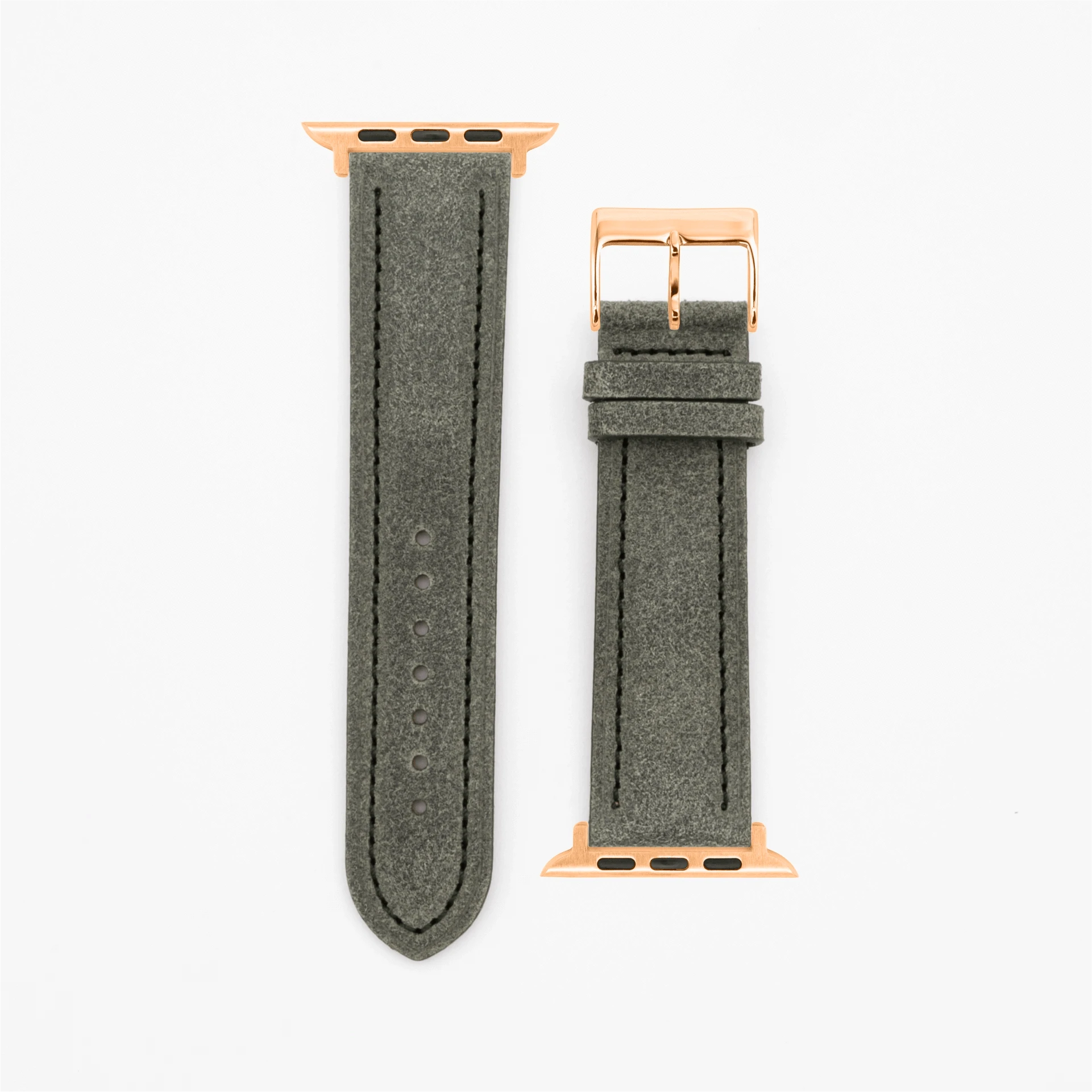 Harbour - Vintage - Moss green Apple Watch-40/41/42mm leather strap-Apple Watch