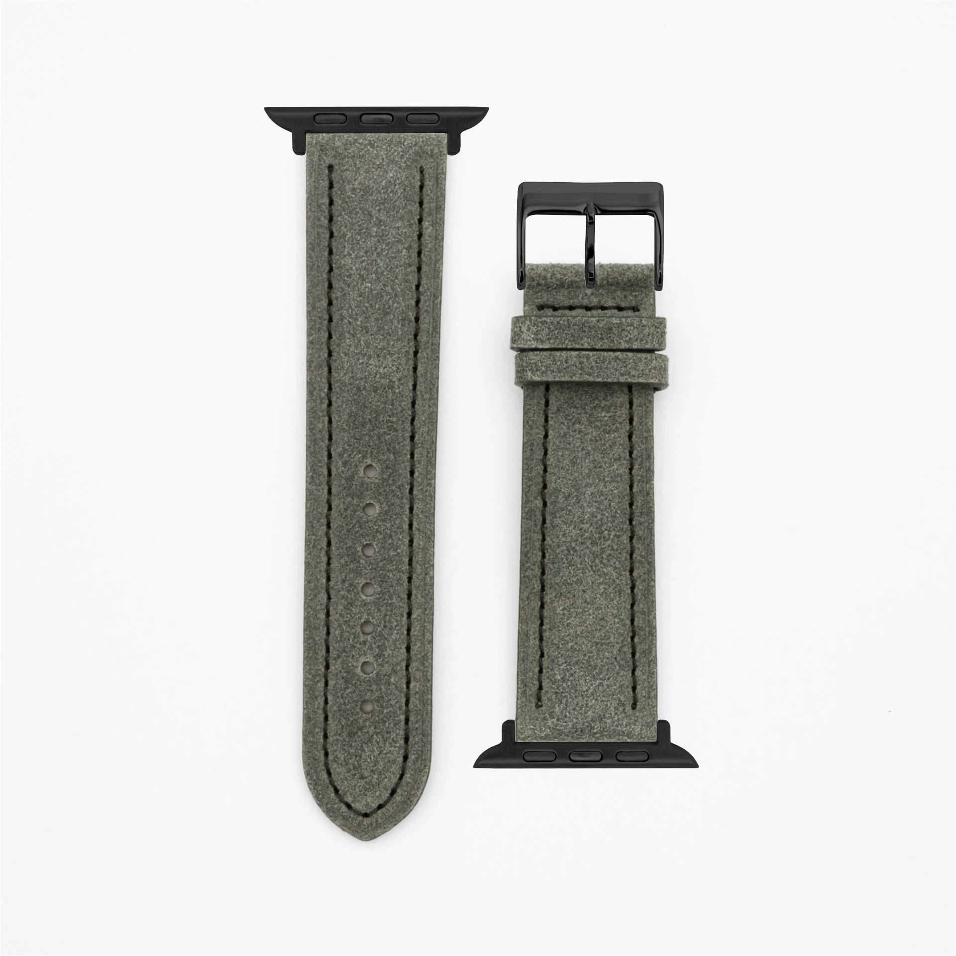 Harbour - Vintage - Moss green Apple Watch-40/41/42mm leather strap-Apple Watch
