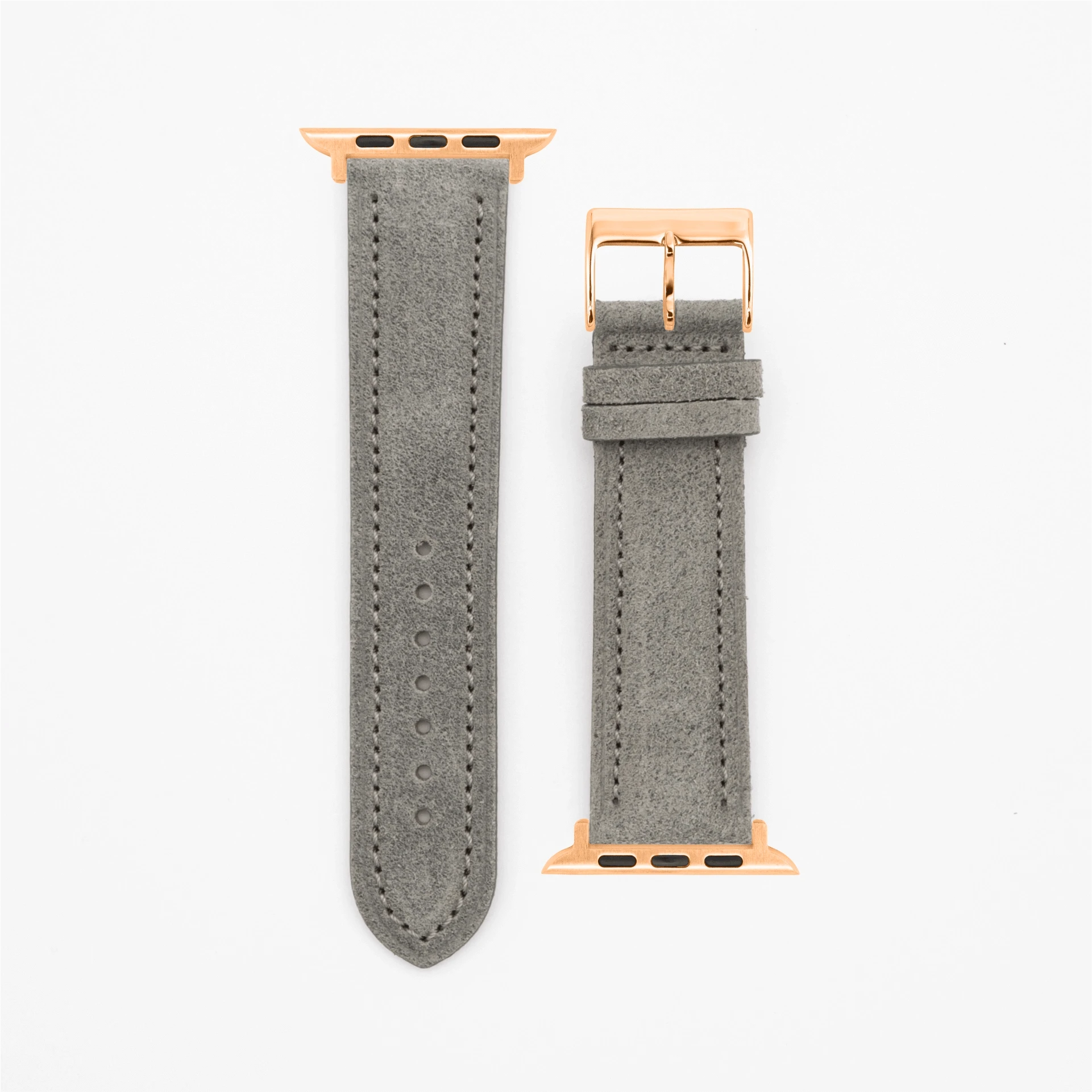 Harbour - Vintage - Gray-Apple Watch-40/41/42mm-Edelband-Leather Strap-Apple Watch