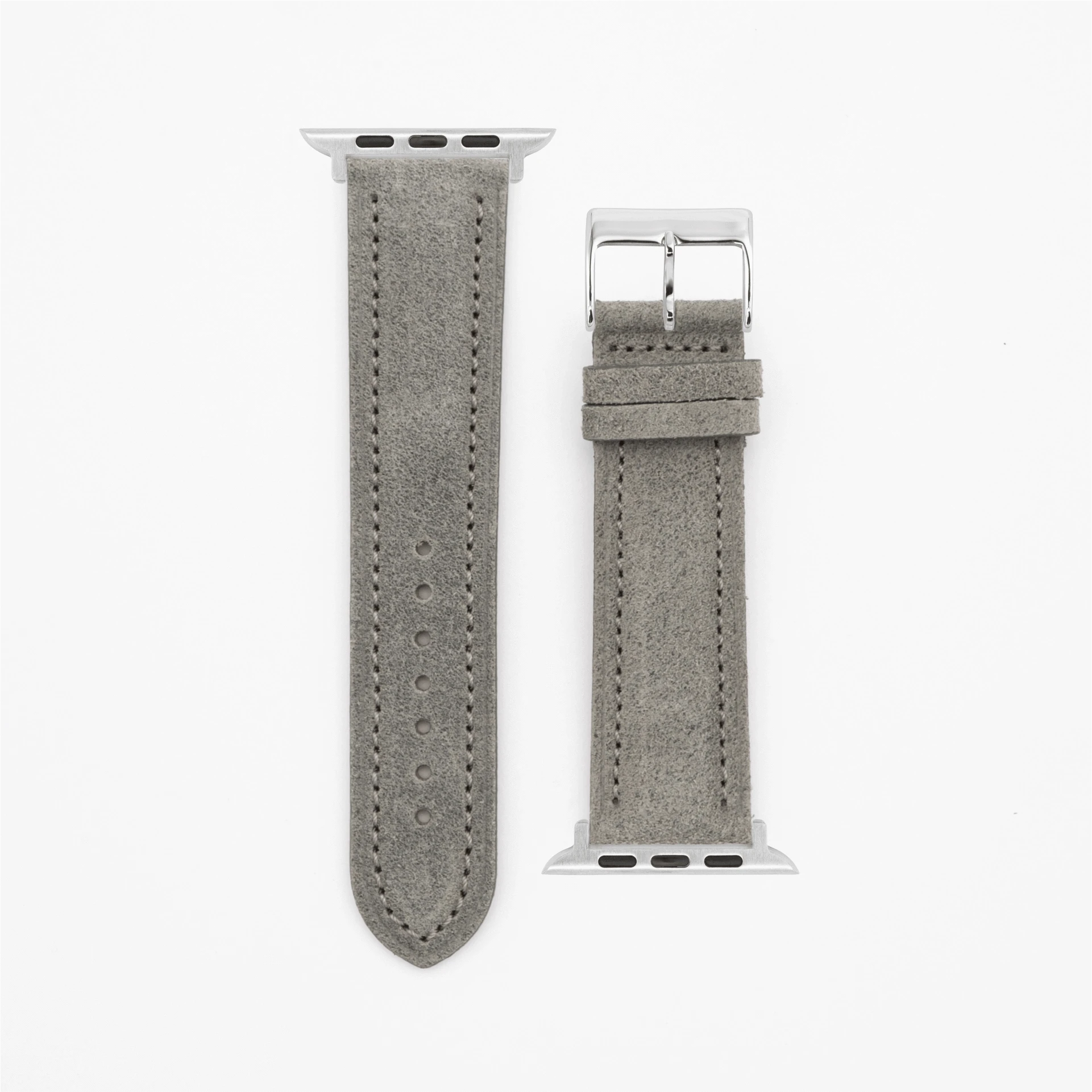 Harbour - Vintage - Gray-Apple Watch-40/41/42mm-Edelband-Leather Strap-Apple Watch