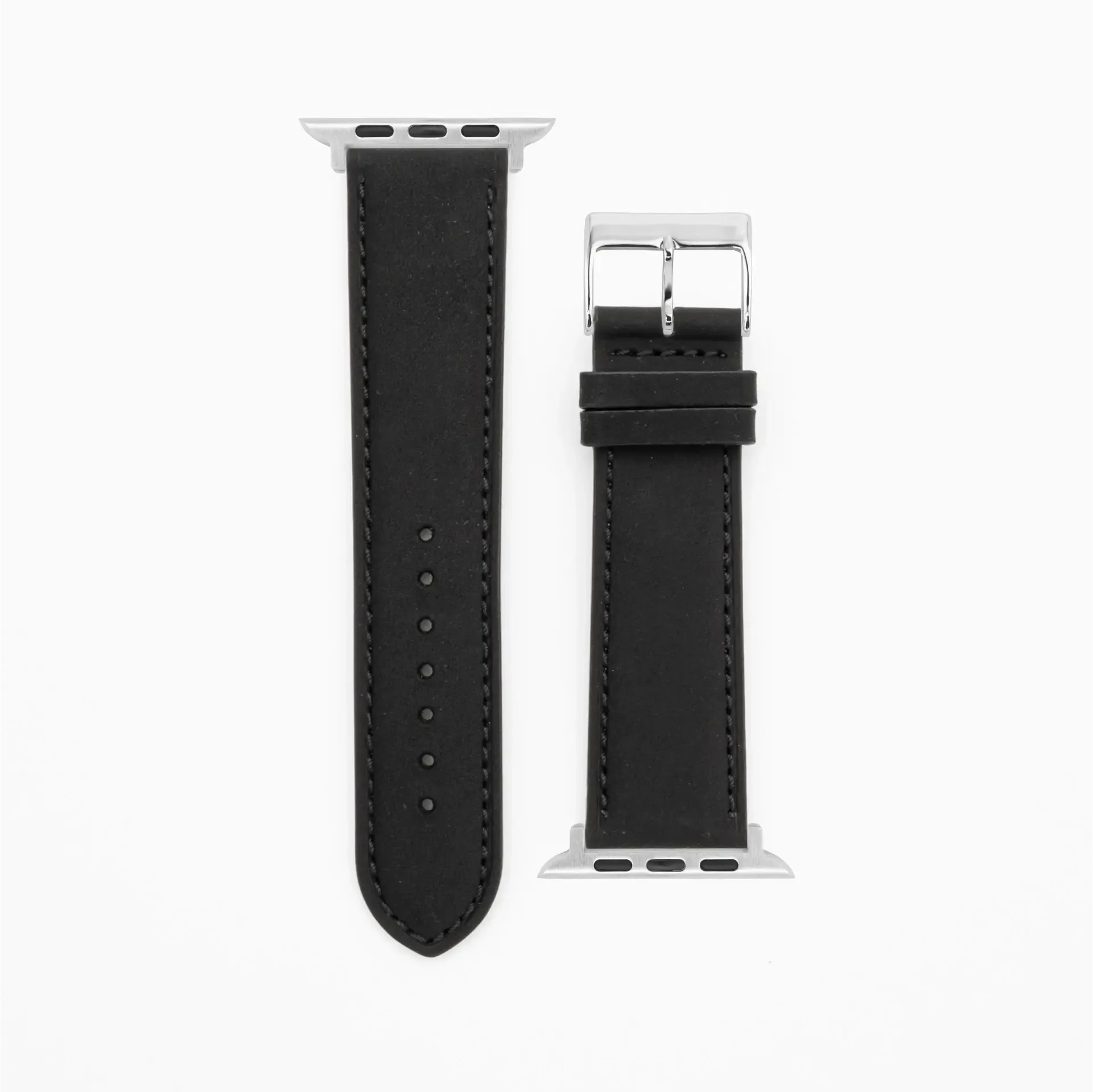 Gentle · Classic · Schwarz-Apple Watch-40/41/42mm-Edelband-Lederarmband-Apple Watch