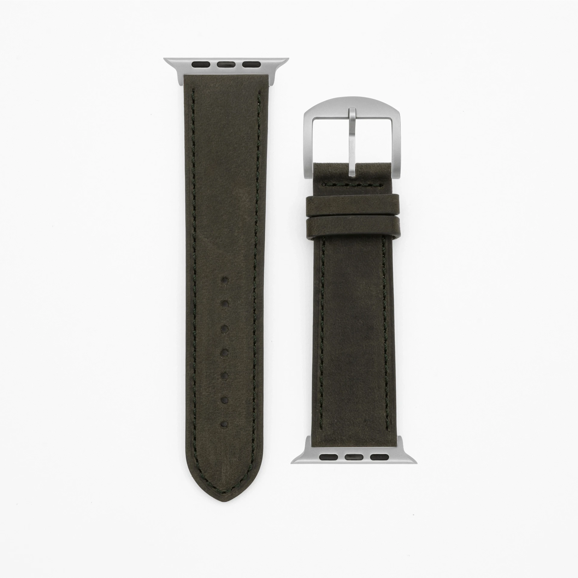 Gentle - Classic - Dark green leather strap-Apple Watch