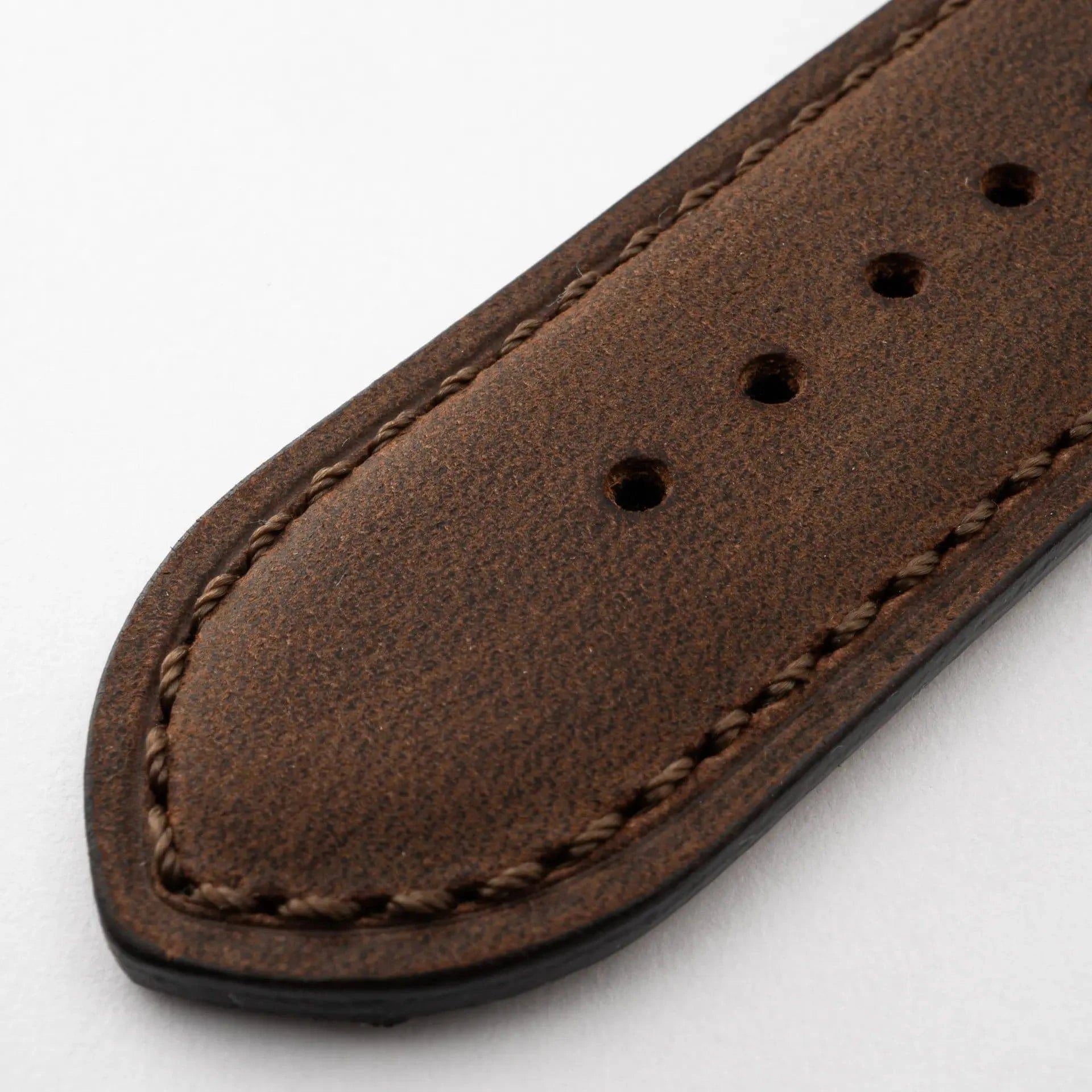 Gentle - Classic - Dark brown leather strap-Apple Watch