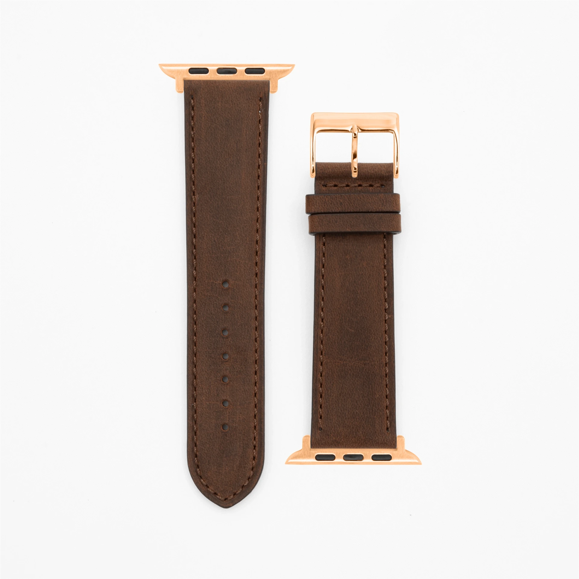 Gentle - Classic - Dark brown-Apple Watch-40/41/42mm-Edelband-Leather Strap-Apple Watch