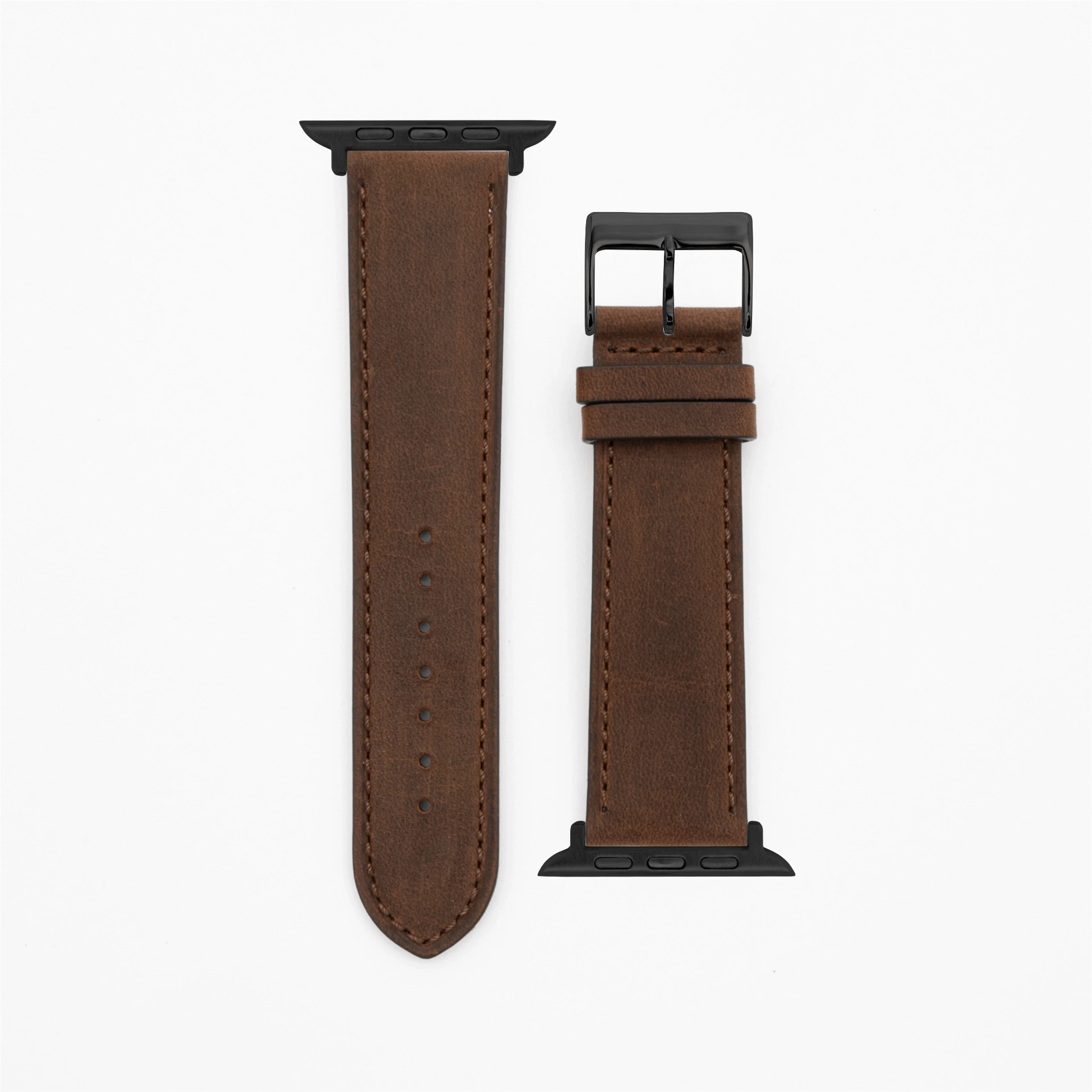 Gentle - Classic - Dark brown-Apple Watch-40/41/42mm-Edelband-Leather Strap-Apple Watch
