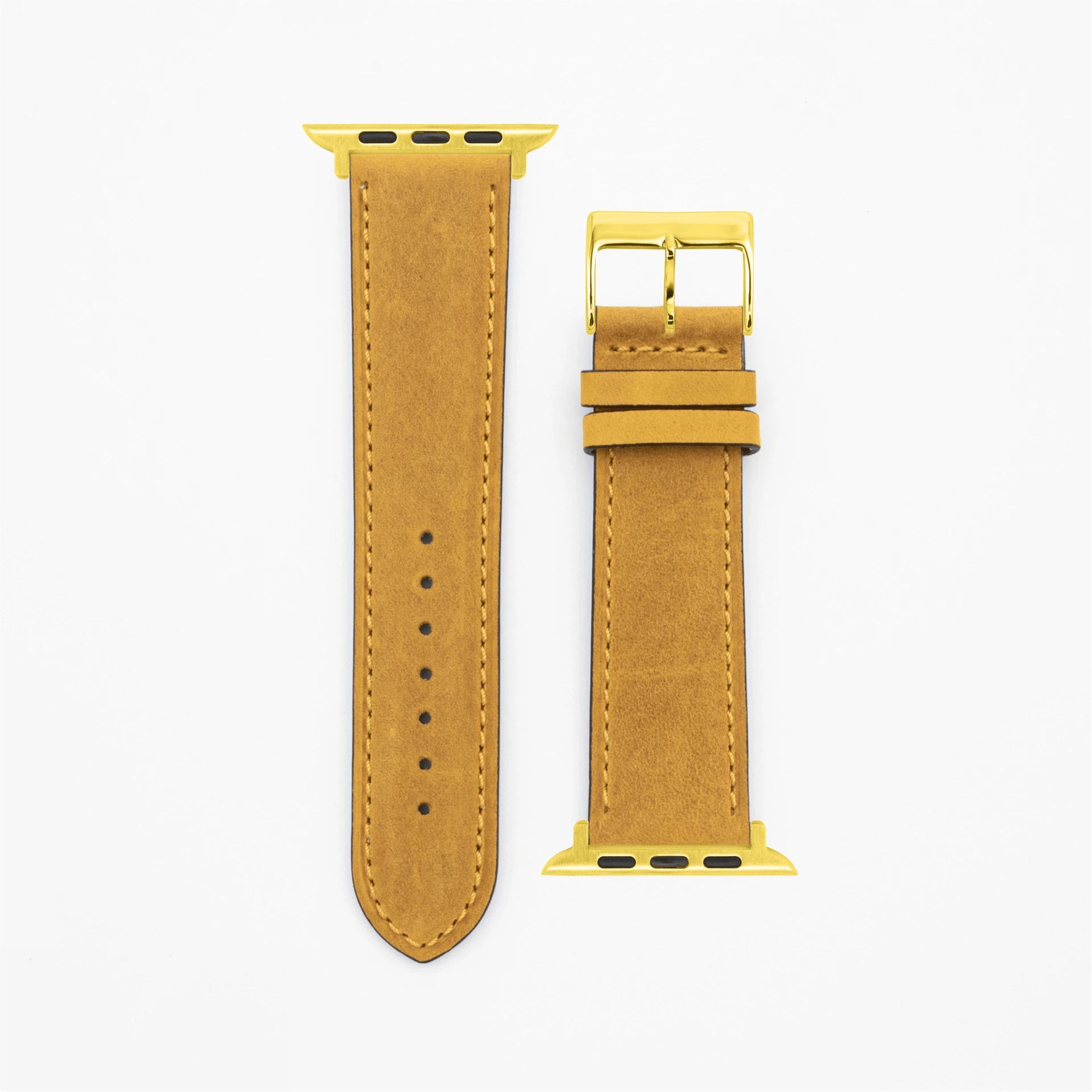 Gentle - Classic - Mustard-Apple Watch-40/41/42mm-Edelband-Leather Strap-Apple Watch