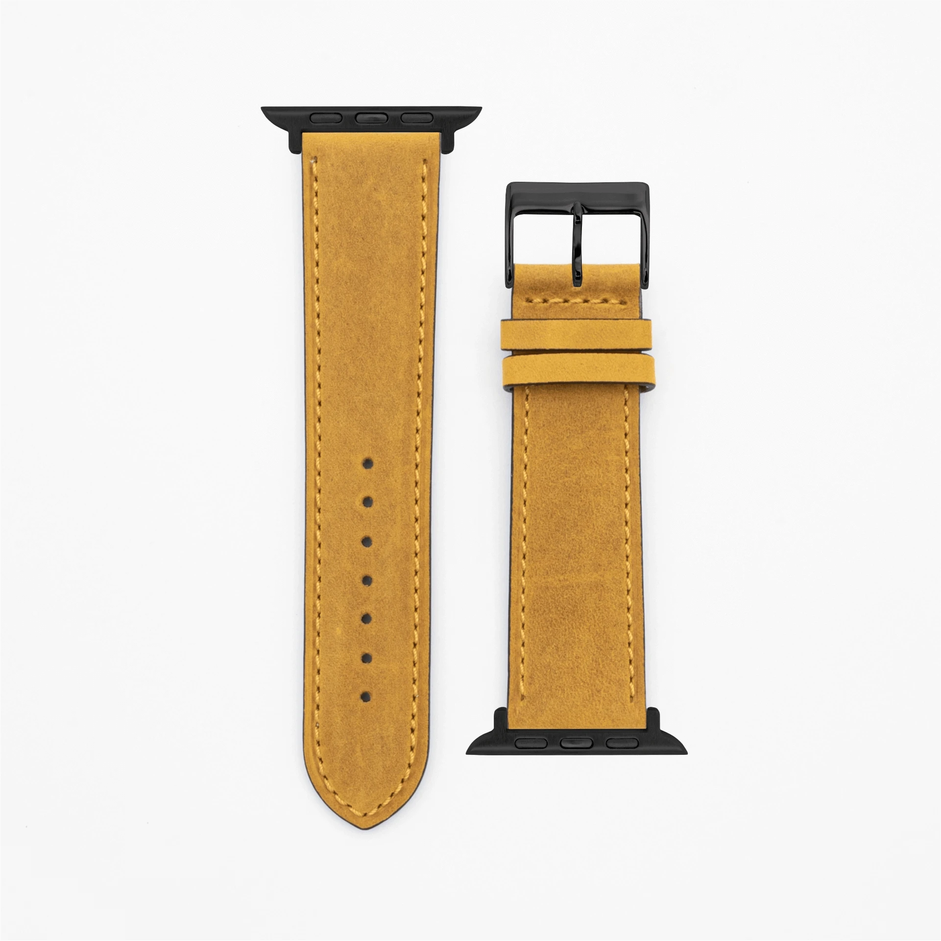 Gentle - Classic - Mustard-Apple Watch-40/41/42mm-Edelband-Leather Strap-Apple Watch