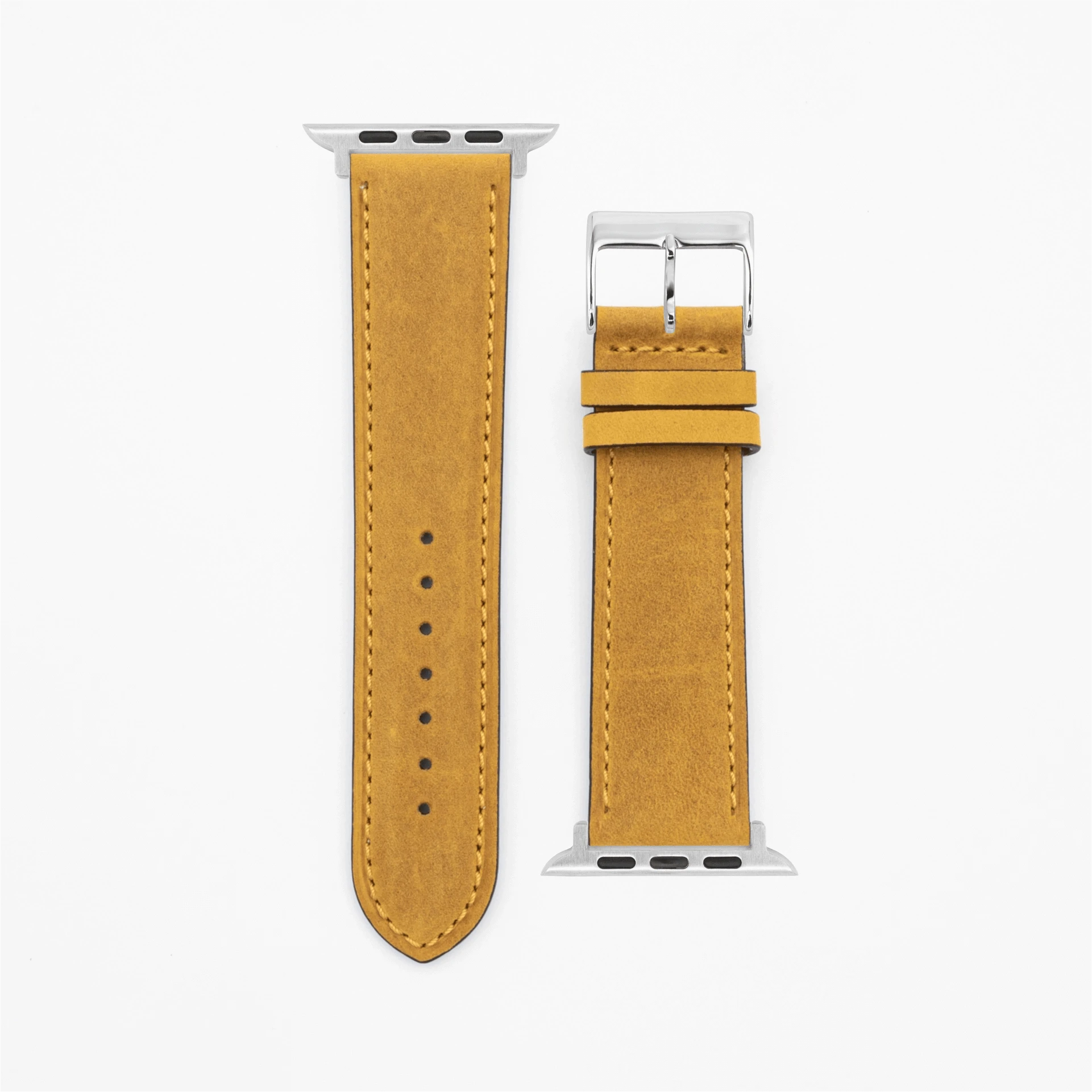 Gentle - Classic - Mustard-Apple Watch-40/41/42mm-Edelband-Leather Strap-Apple Watch