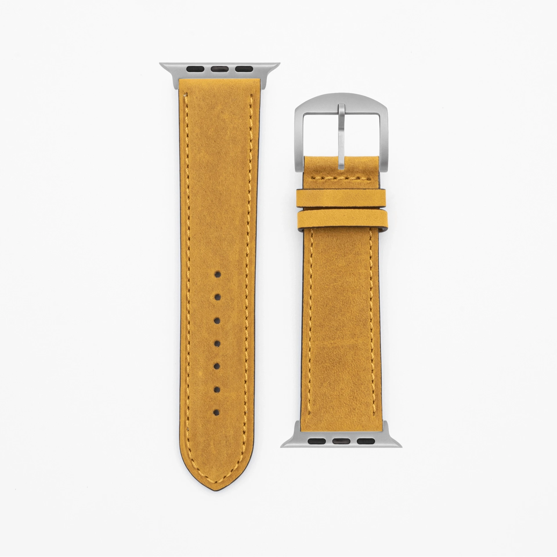 Gentle - Classic - Mustard Apple Watch Ultra 49mm Leather Strap Apple Watch