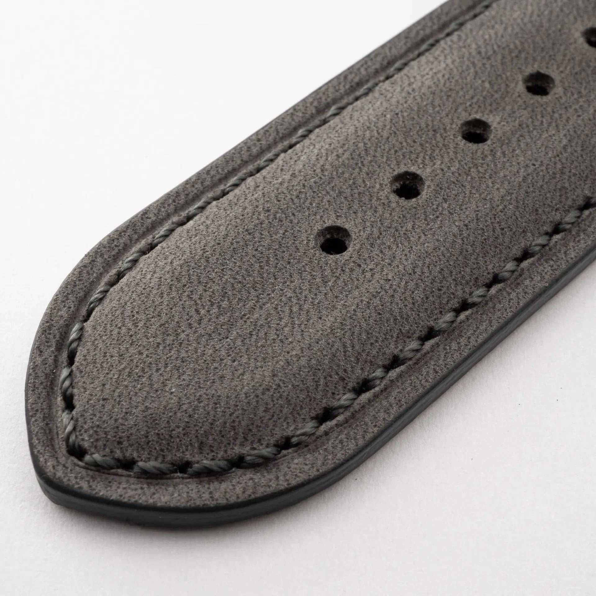 Gentle - Classic - Gray leather strap-Apple Watch