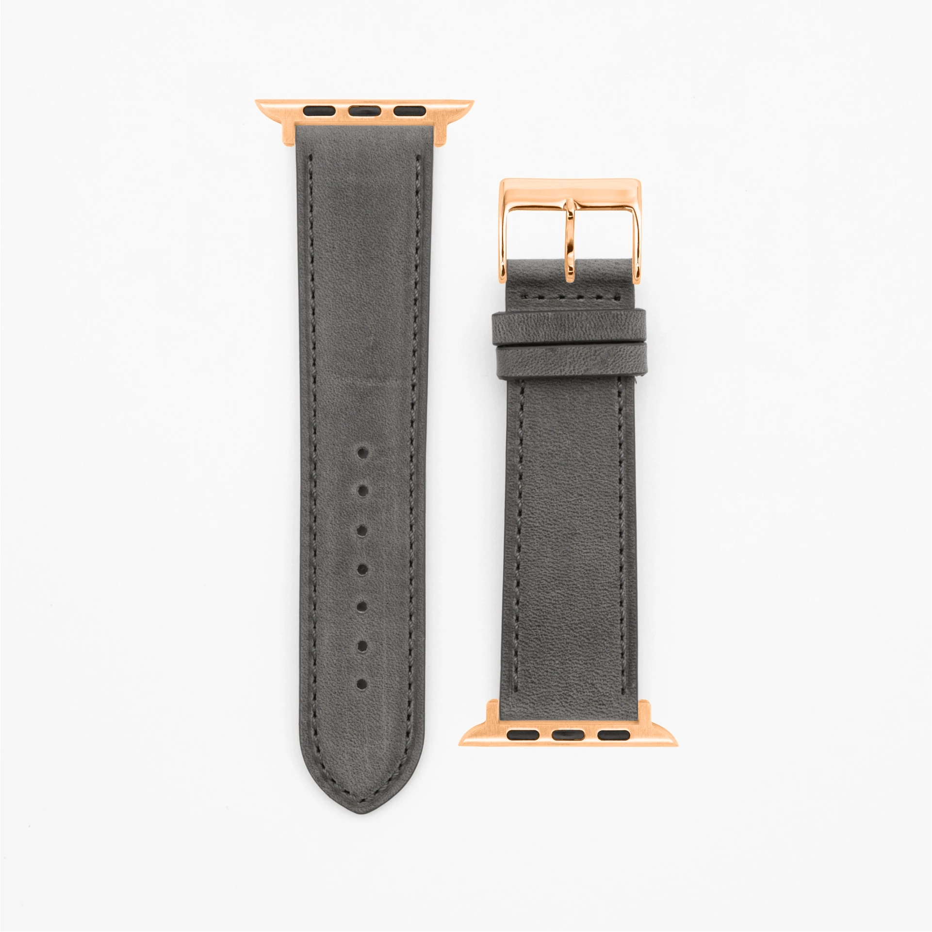 Gentle - Classic - Gray-Apple Watch-40/41/42mm-Edelband-Leather Strap-Apple Watch