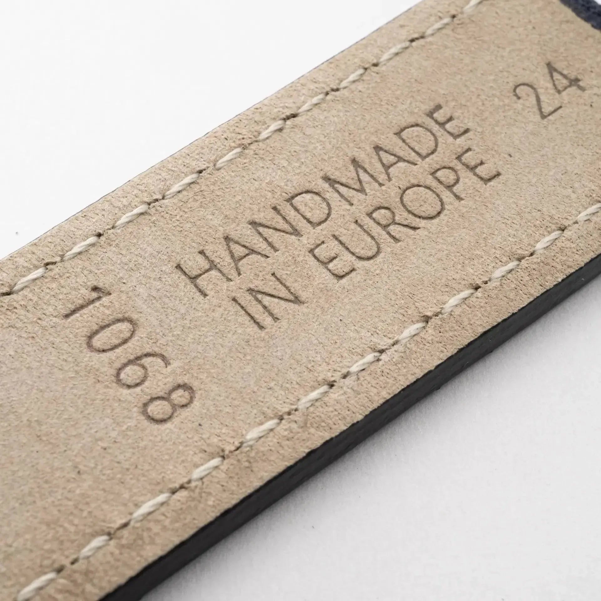 Grit · Vintage · Dunkelblau-Edelband-Lederarmband-Apple Watch