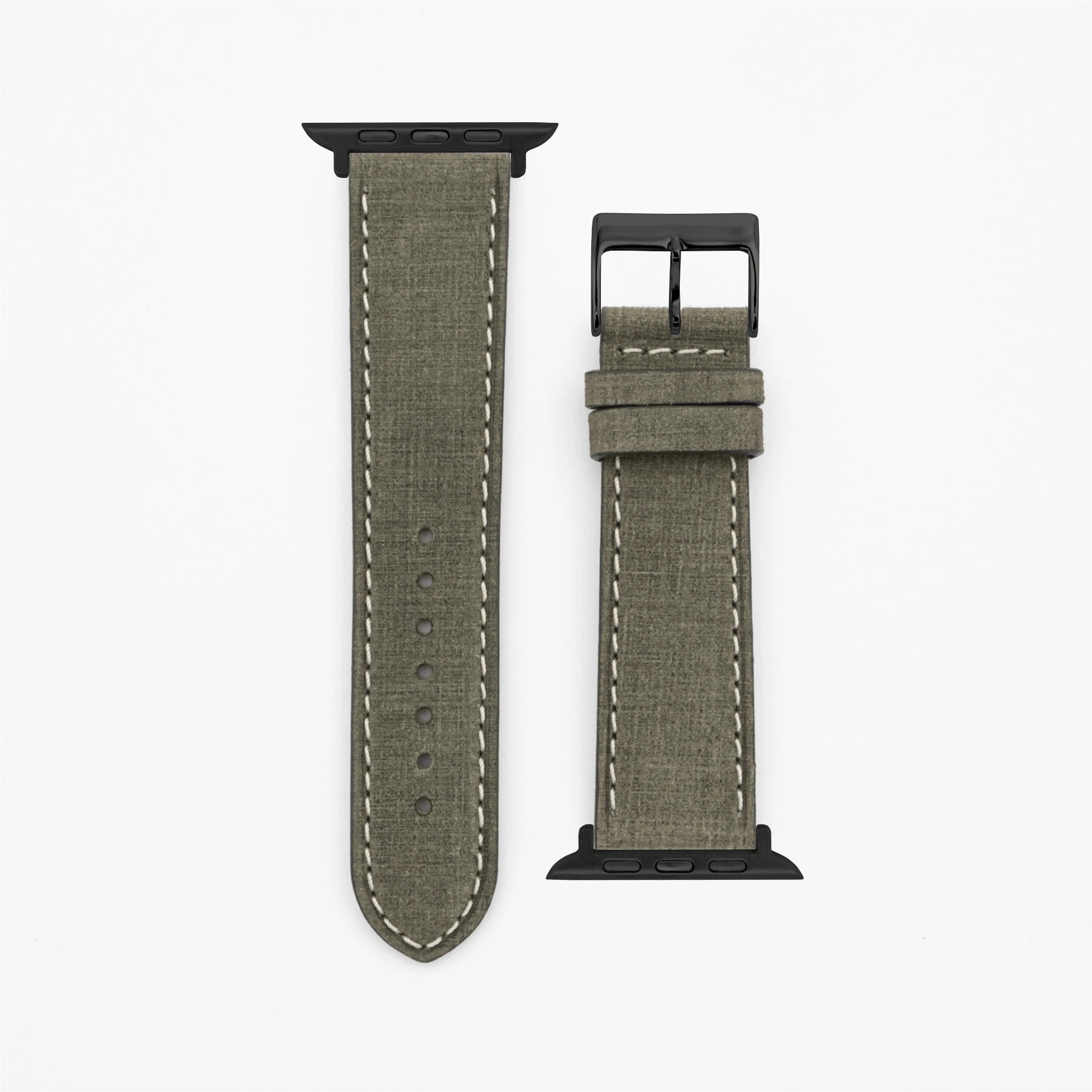 Grit - Vintage - Moss green Apple Watch-40/41/42mm leather strap-Apple Watch