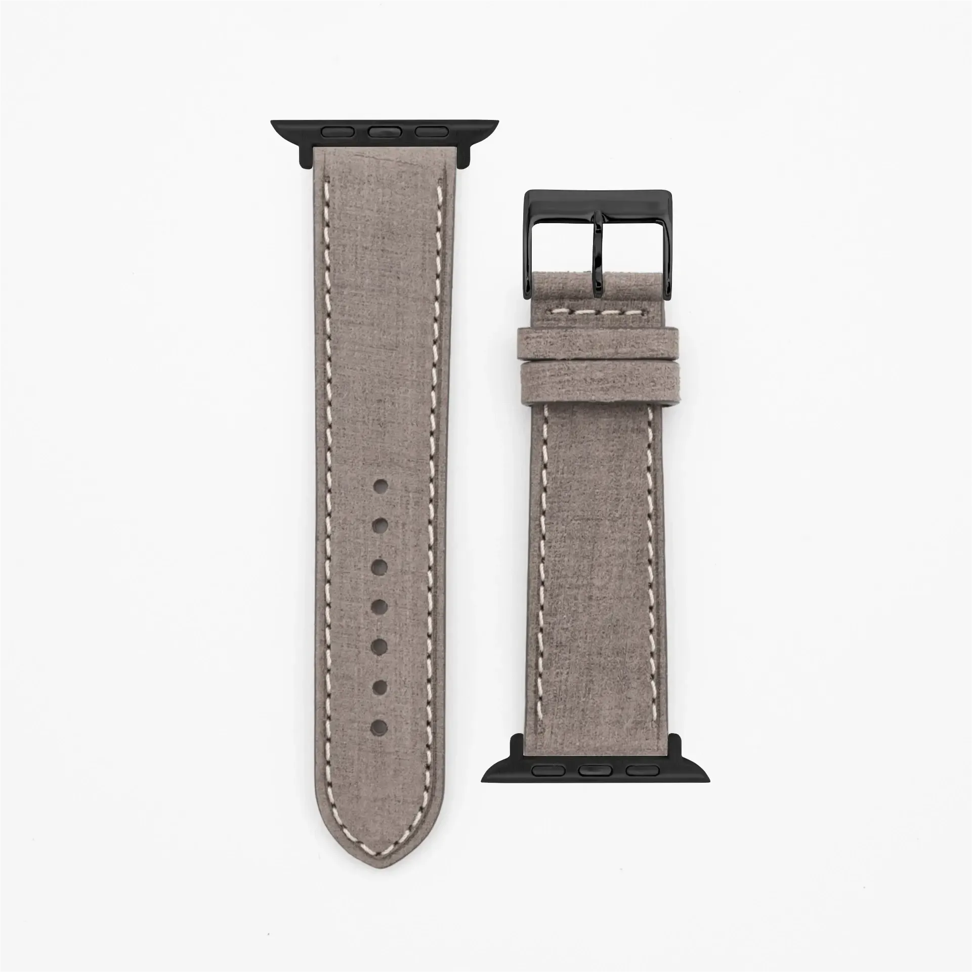Grit - Vintage - Gray-Apple Watch-40/41/42mm-Edelband-Leather Strap-Apple Watch