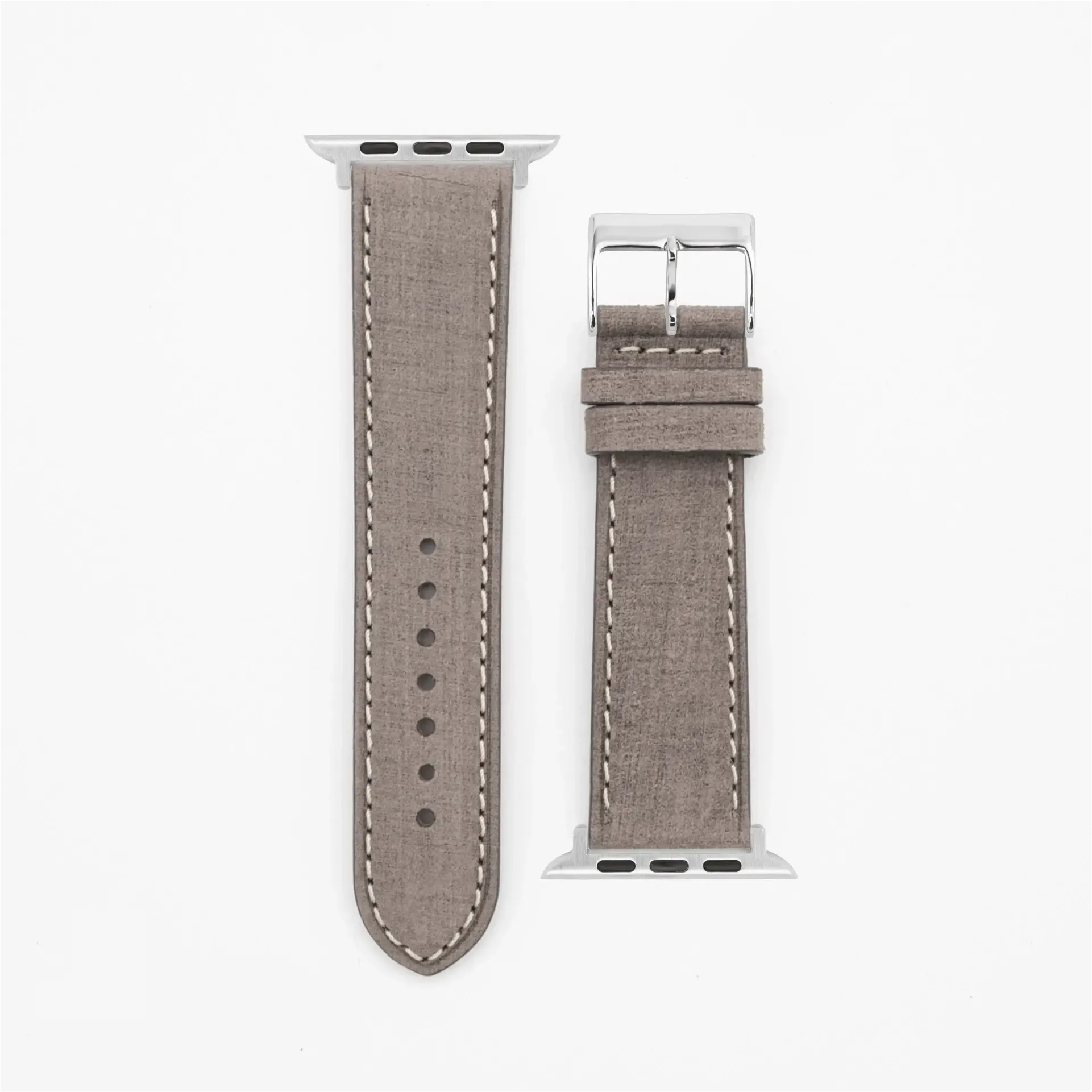 Grit - Vintage - Gray-Apple Watch-40/41/42mm-Edelband-Leather Strap-Apple Watch