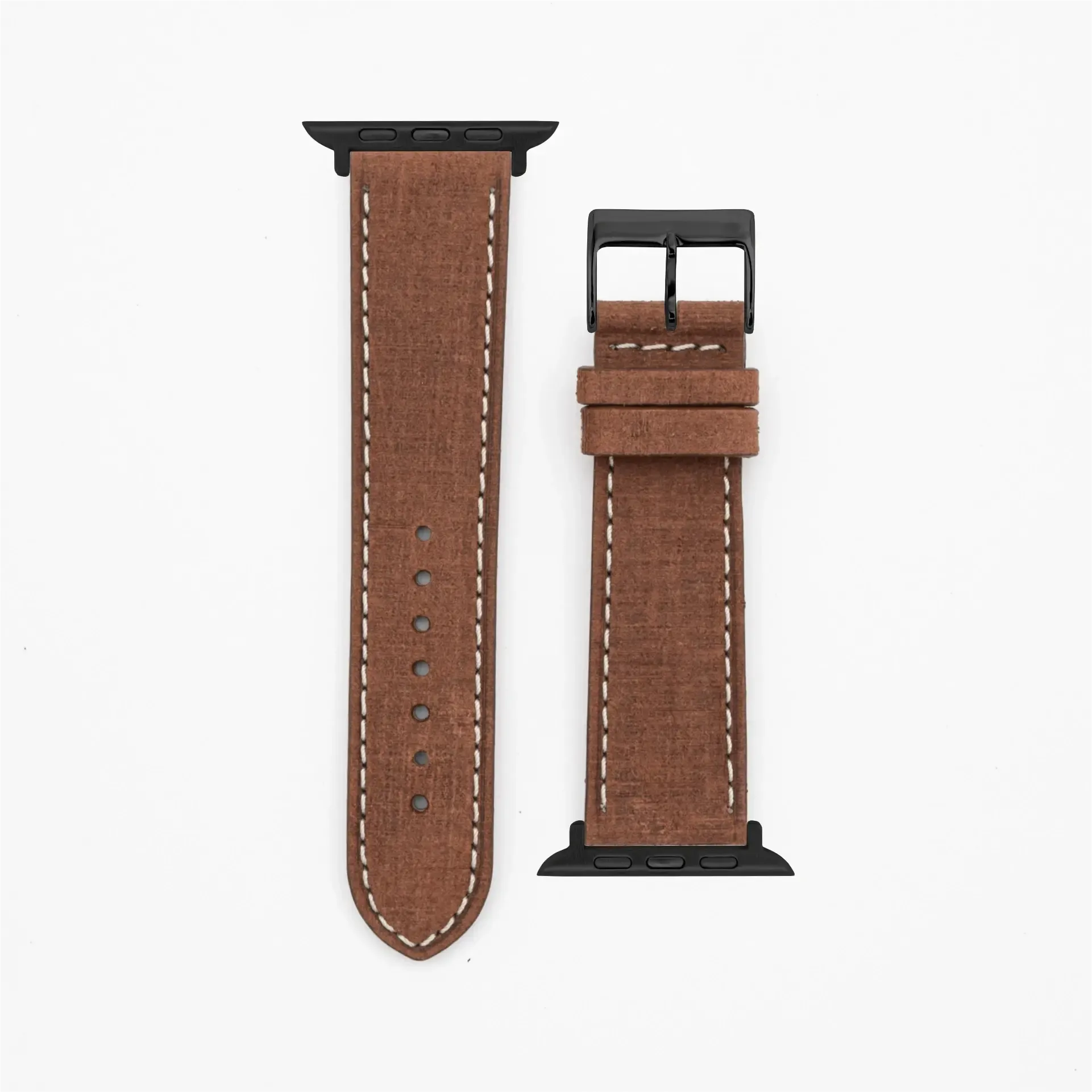 Grit · Vintage · Braun-Apple Watch-40/41/42mm-Edelband-Lederarmband-Apple Watch