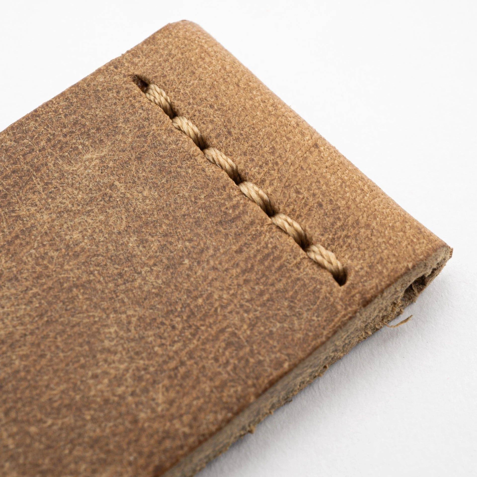 Pure - Vintage - Wheat brown leather strap-Apple Watch