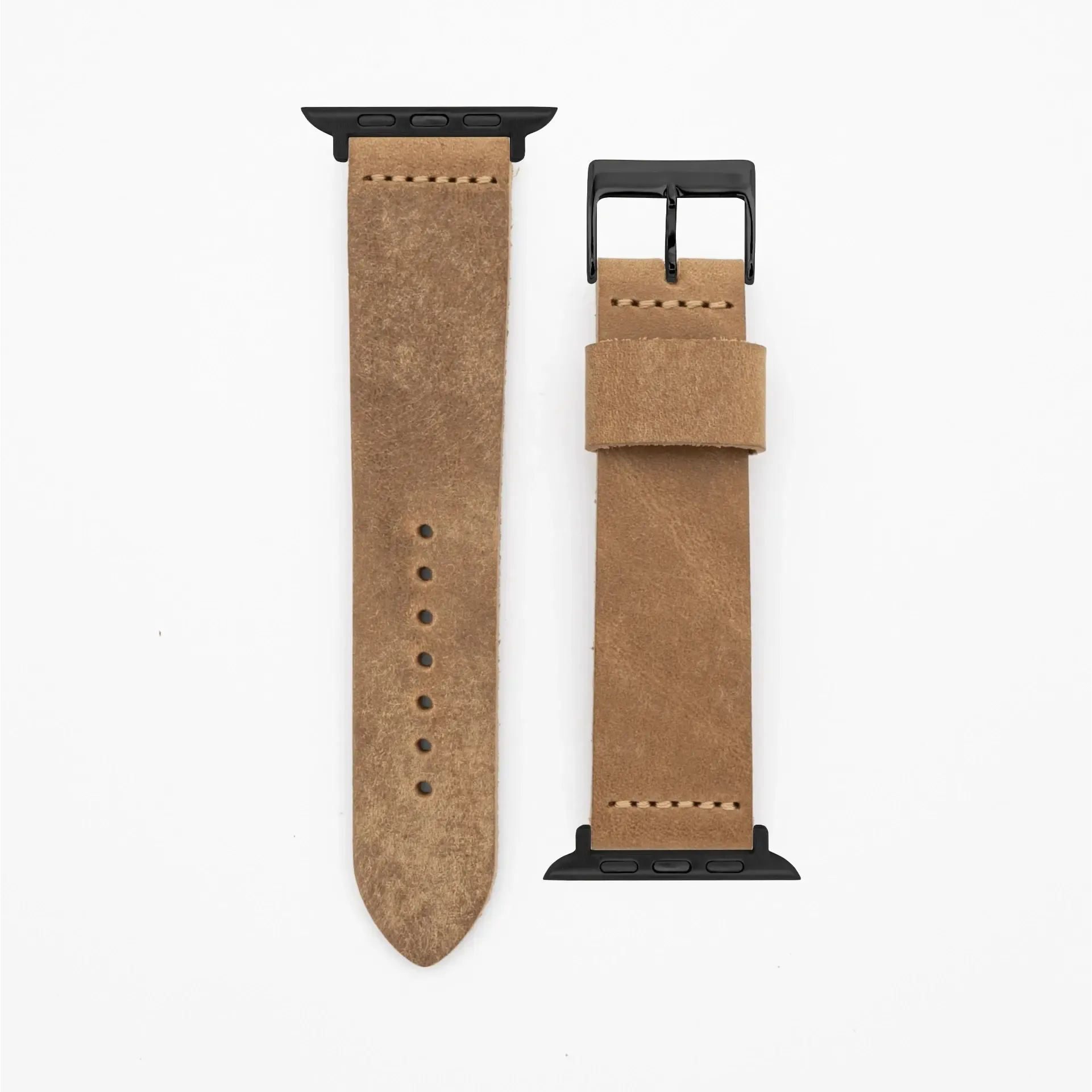 Pure · Vintage · Weizenbraun-Apple Watch-40/41/42mm-Edelband-Lederarmband-Apple Watch