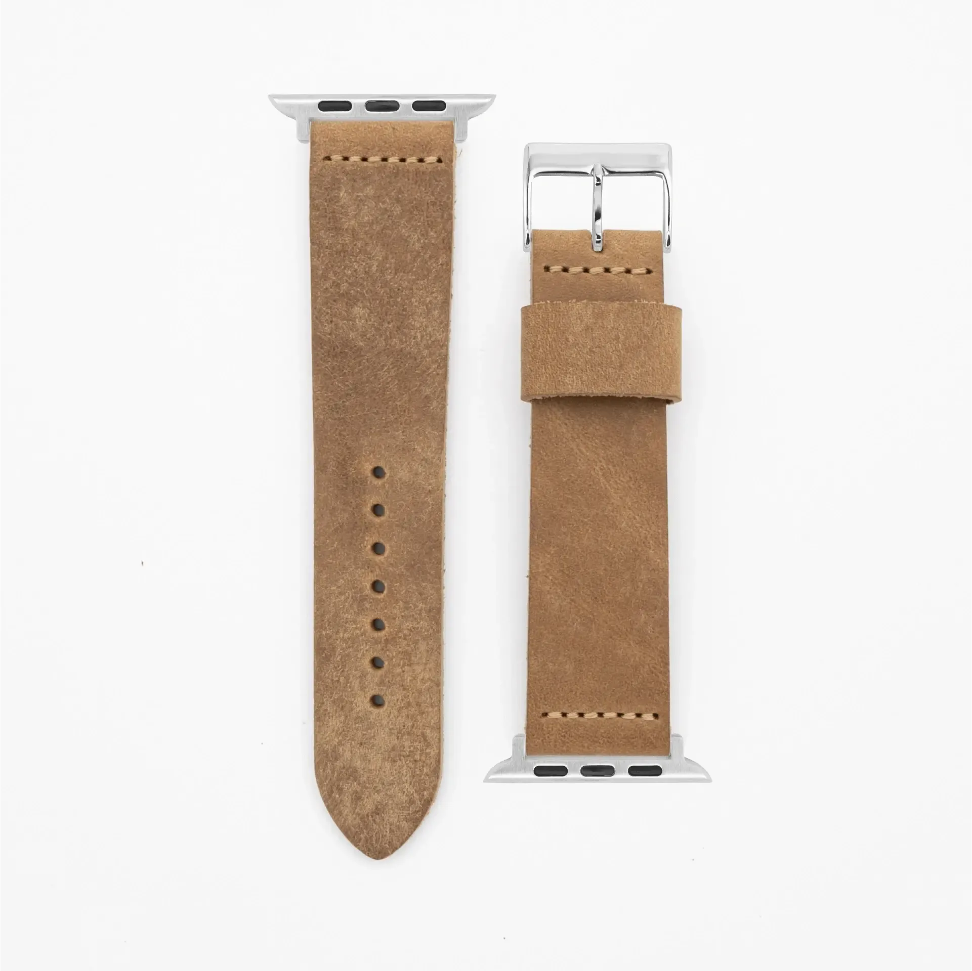 Pure · Vintage · Weizenbraun-Apple Watch-40/41/42mm-Edelband-Lederarmband-Apple Watch