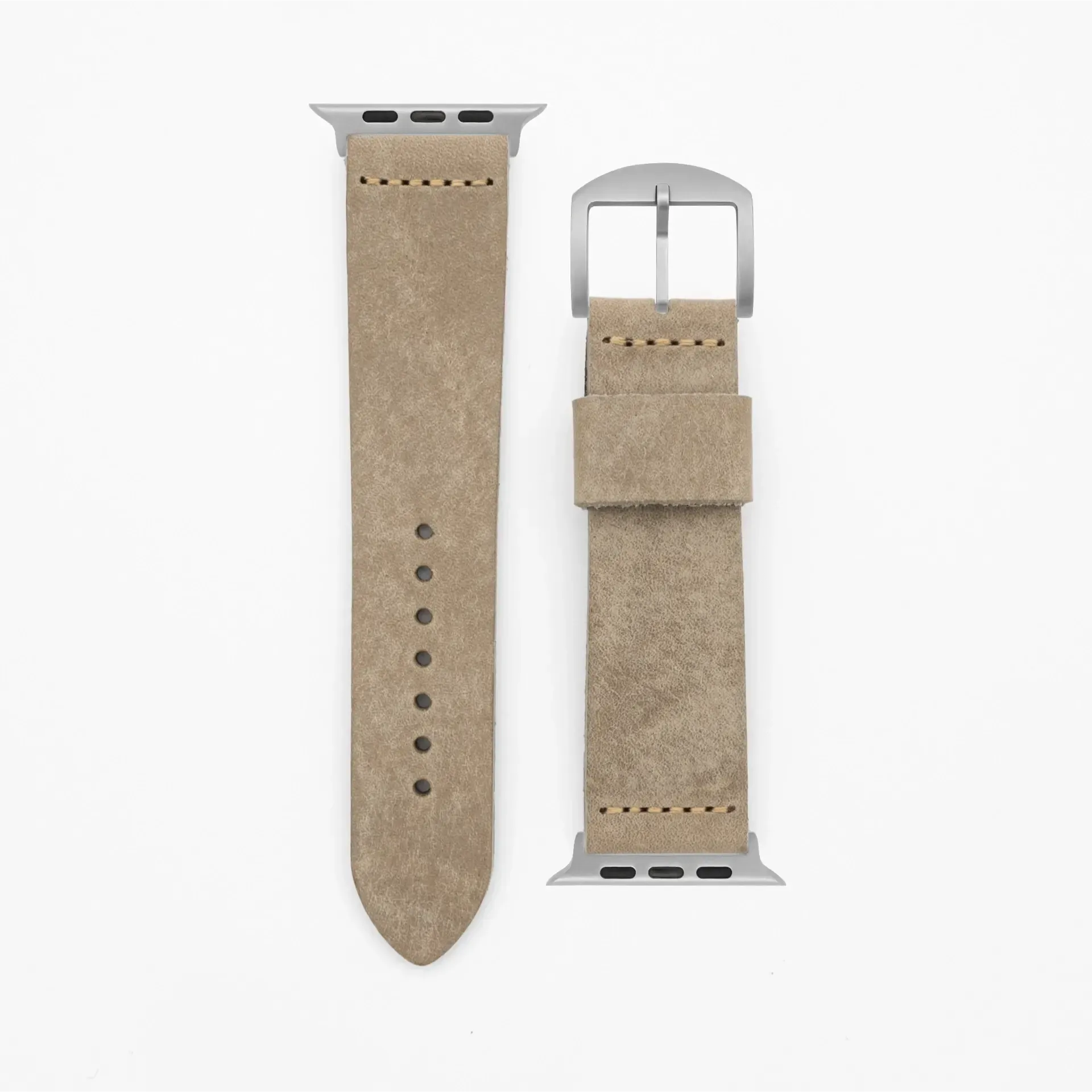 Pure - Vintage - Taupe-Apple Watch Ultra-49mm-Edelband-Leather Strap-Apple Watch