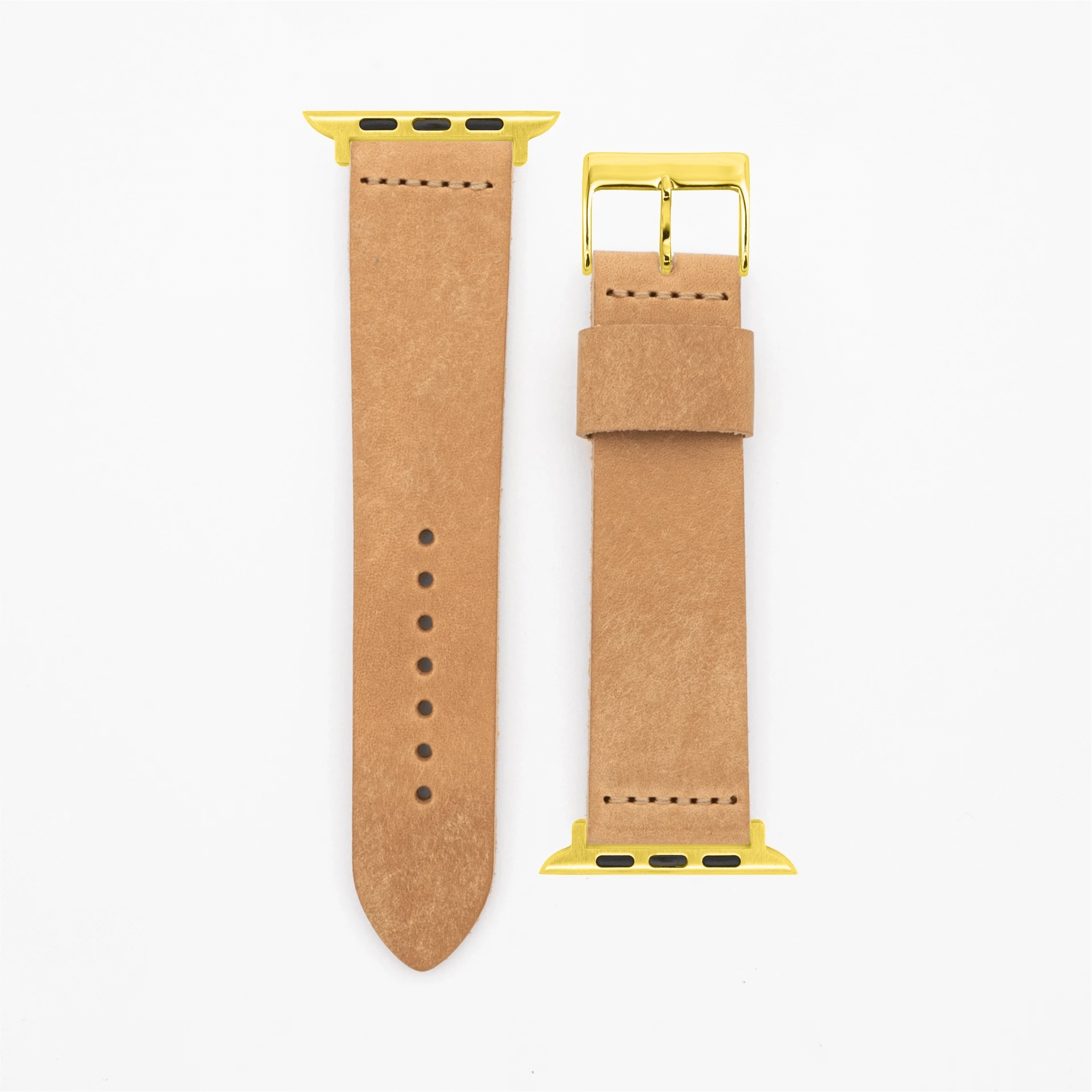 Pure - Vintage - Natural-Apple Watch-40/41/42mm-Leather Strap-Apple Watch