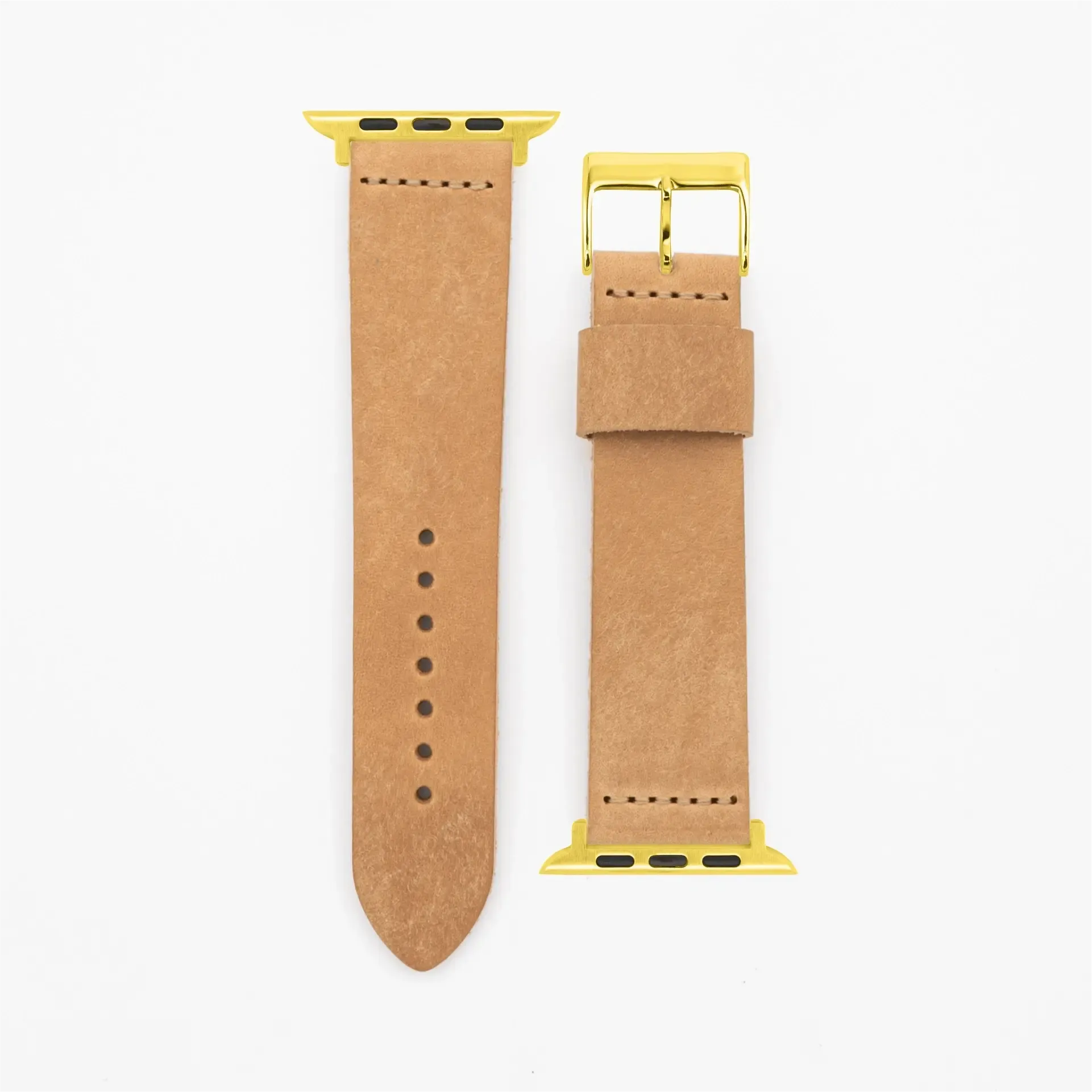Pure · Vintage · Natur-Apple Watch-40/41/42mm-Edelband-Lederarmband-Apple Watch