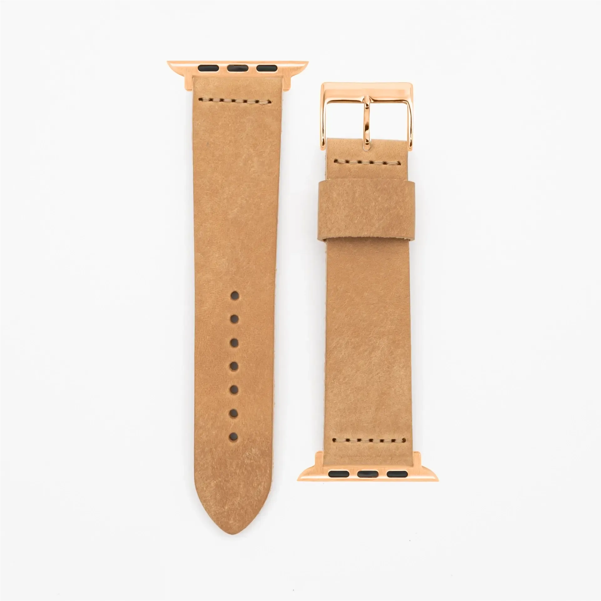 Pure · Vintage · Natur-Apple Watch-40/41/42mm-Edelband-Lederarmband-Apple Watch