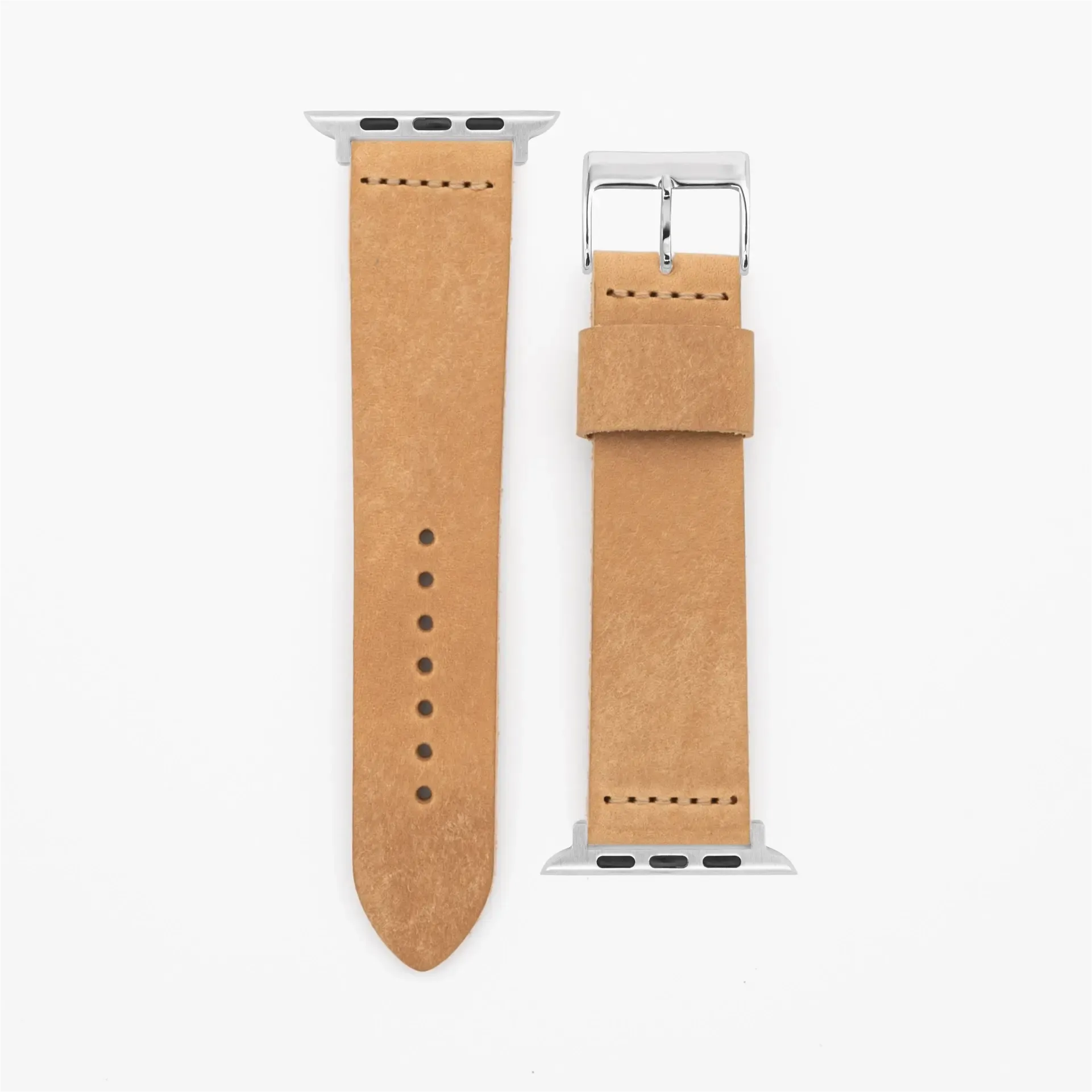 Pure · Vintage · Natur-Apple Watch-40/41/42mm-Edelband-Lederarmband-Apple Watch