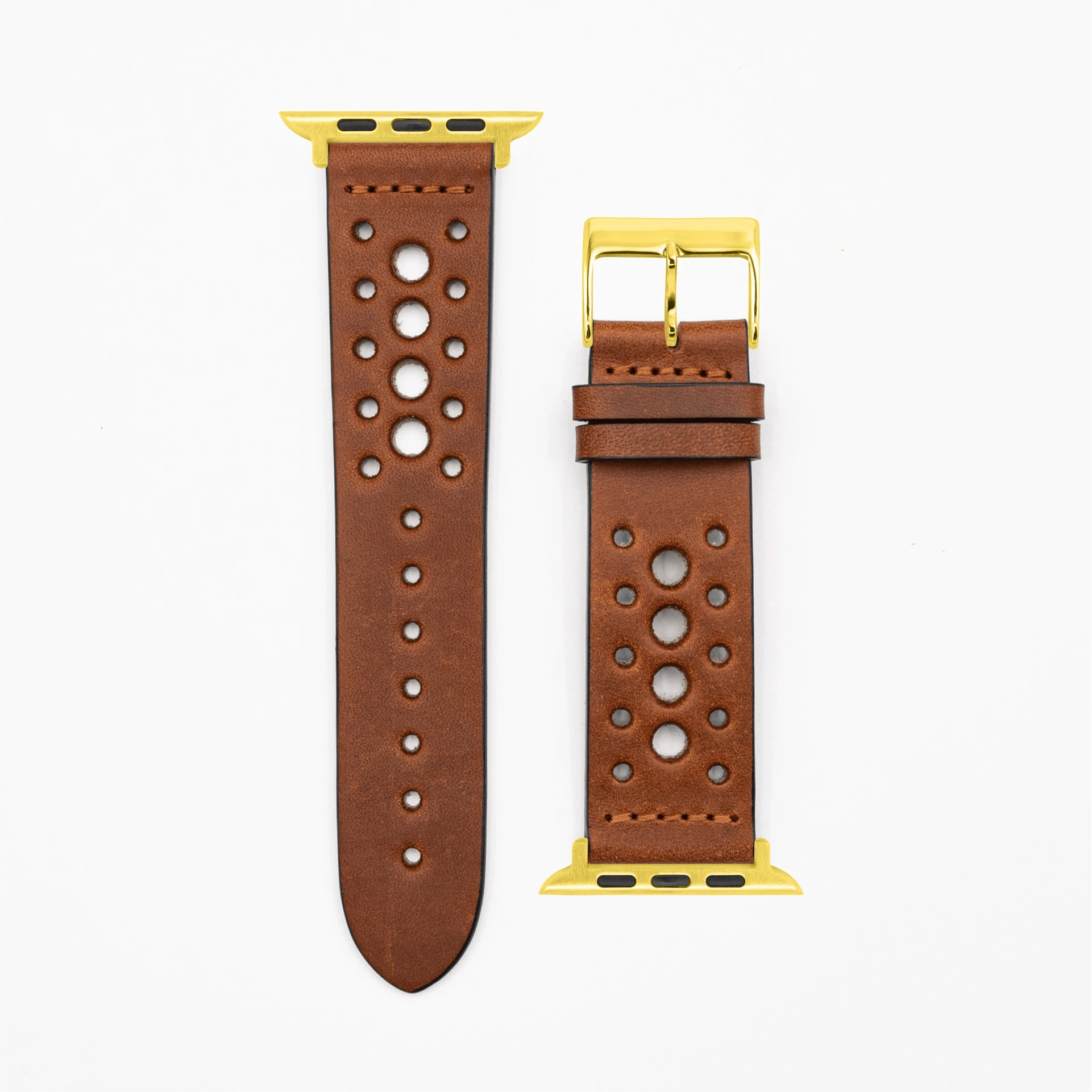 Formula - Vintage - Brown-Apple Watch-40/41/42mm-Leather Strap-Apple Watch