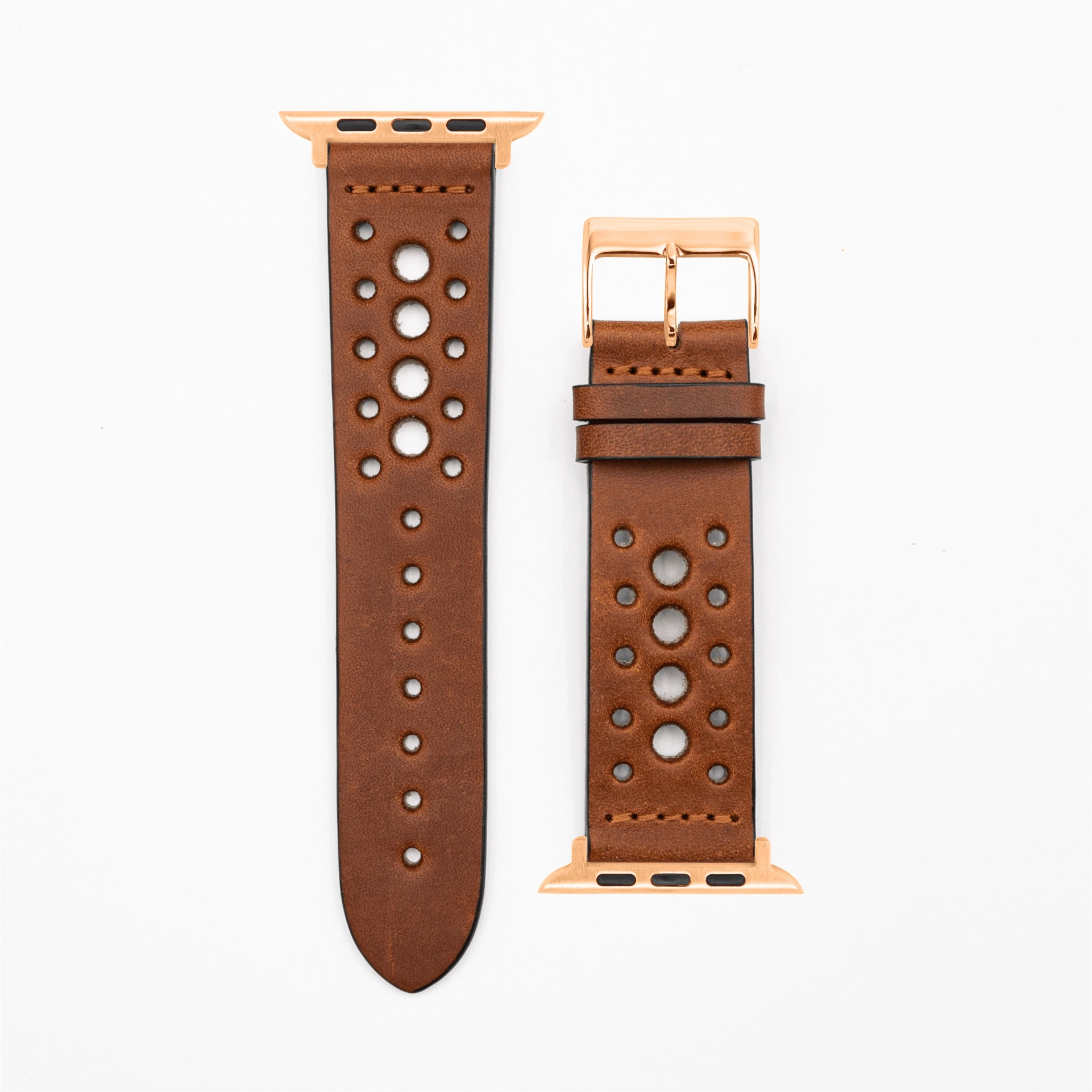 Formula - Vintage - Brown-Apple Watch-40/41/42mm-Leather Strap-Apple Watch