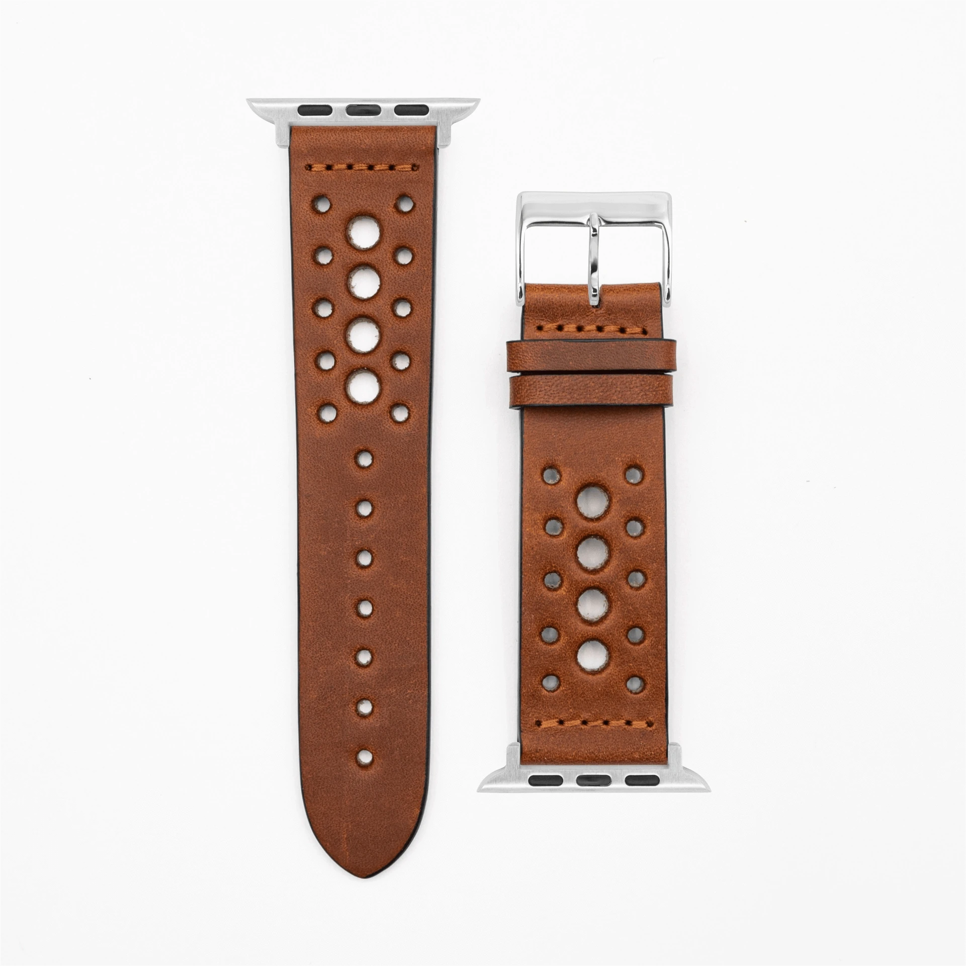 Formula - Vintage - Brown-Apple Watch-40/41/42mm-Leather Strap-Apple Watch