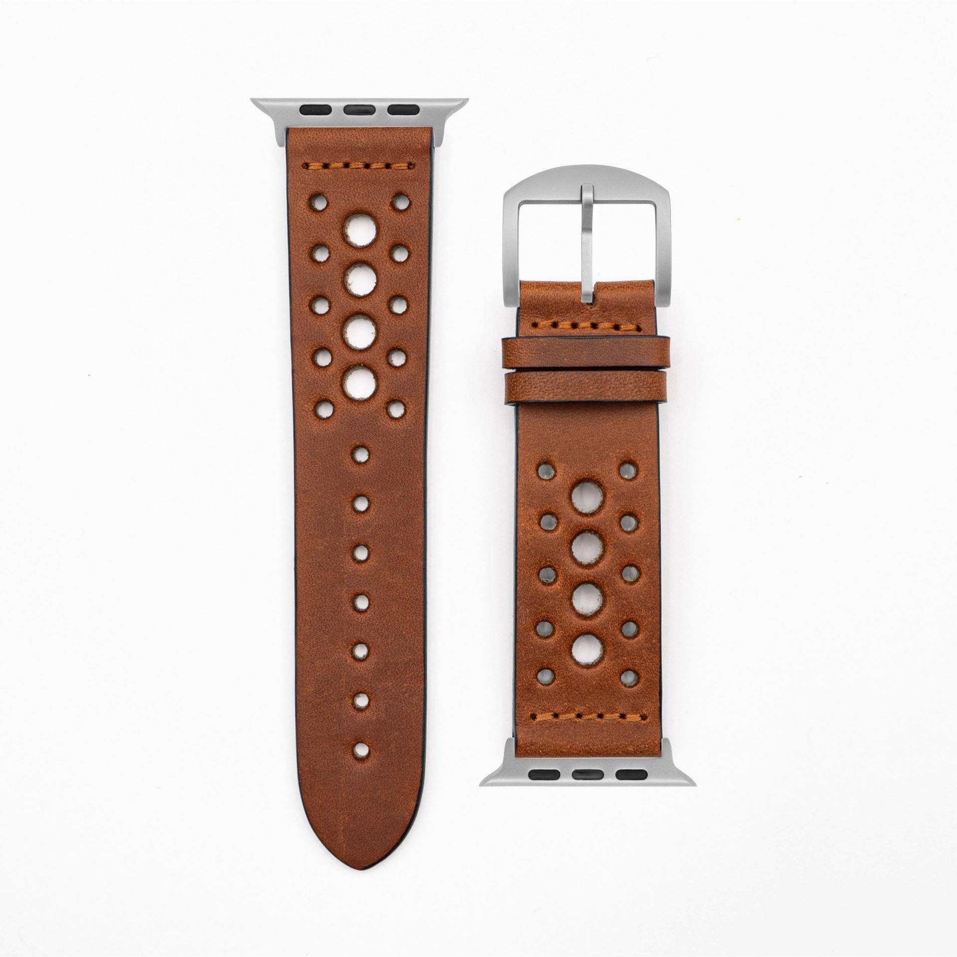 Formula - Vintage - Brown leather strap-Apple Watch