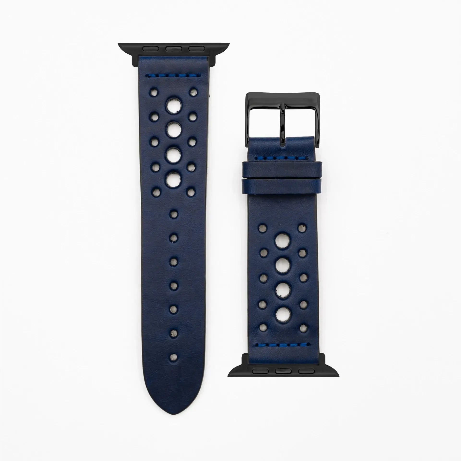 Formula · Vintage · Blau-Apple Watch-40/41/42mm-Edelband-Lederarmband-Apple Watch