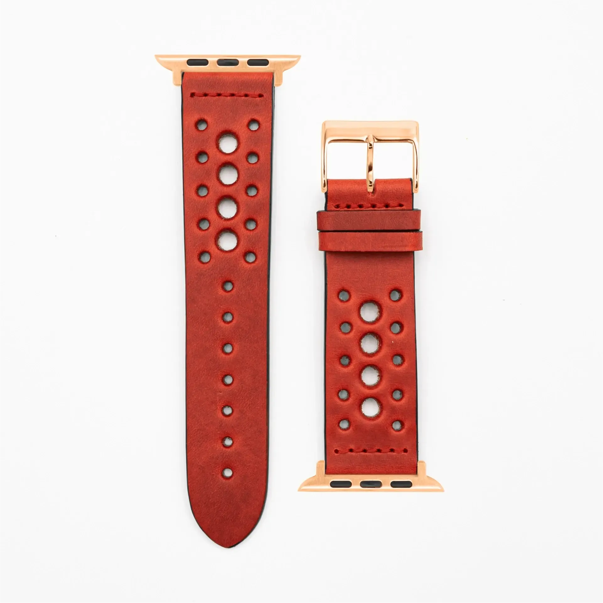 Formula - Vintage - Red-Apple Watch-40/41/42mm-Edelband-Leather Strap-Apple Watch